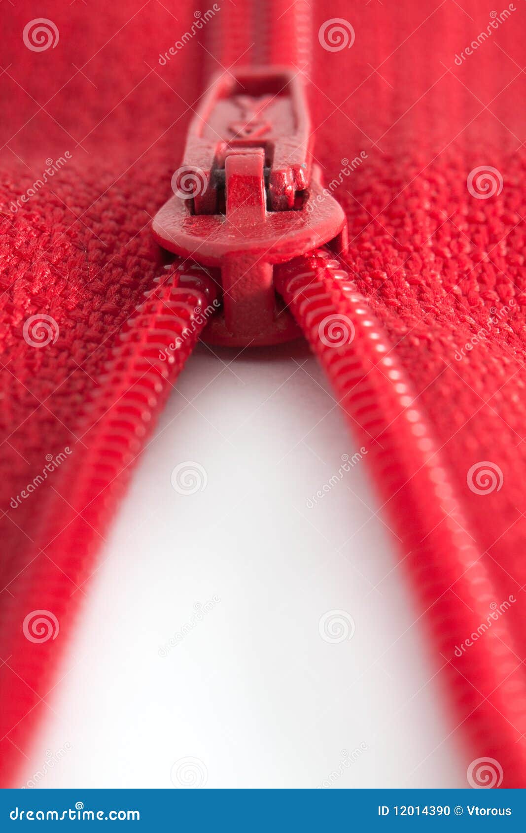 Open red zipper stock photo. Image of fastener, apparel - 12014390