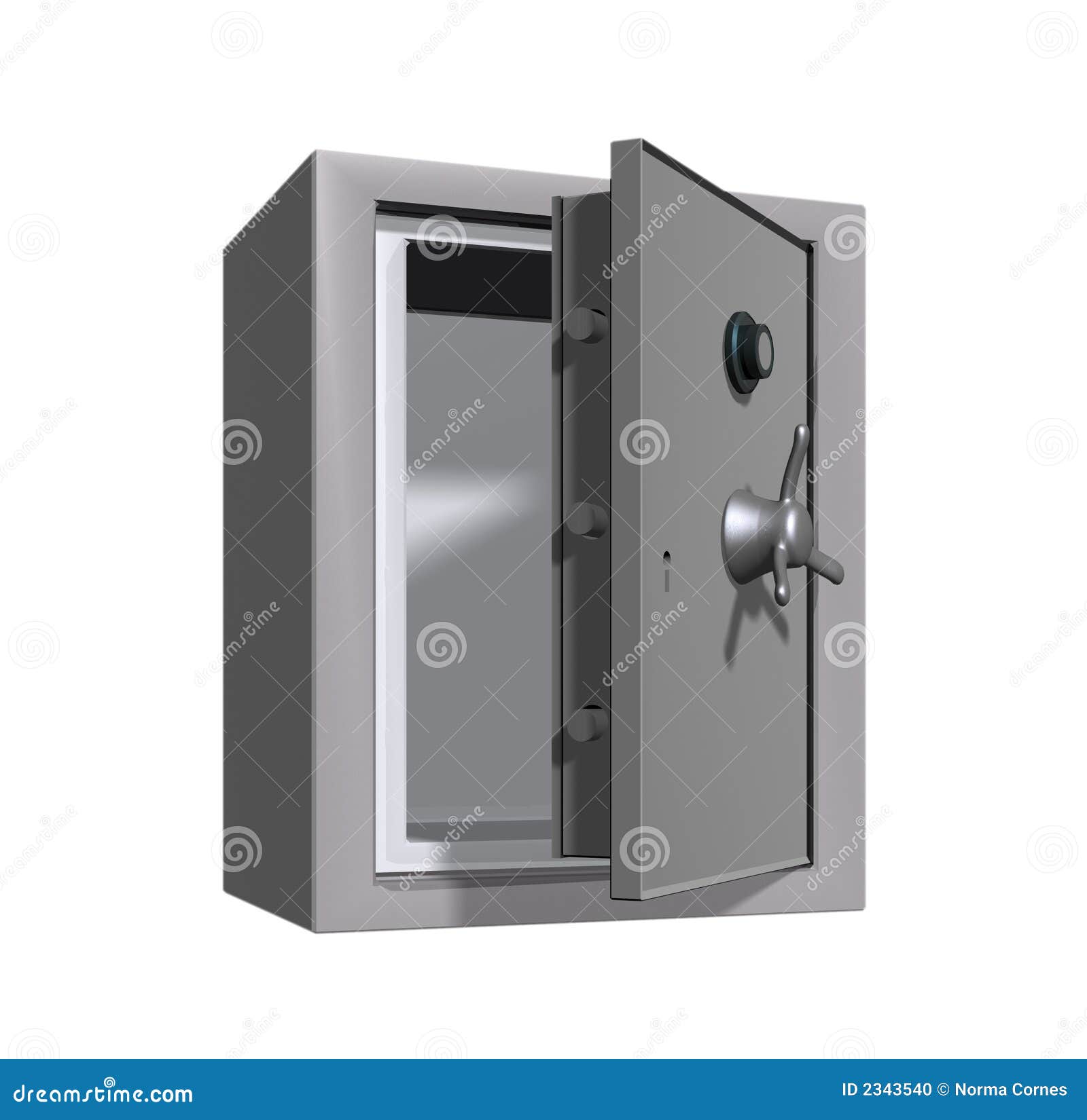 Open safe cash bank stock illustration. Illustration of cash - 2343540