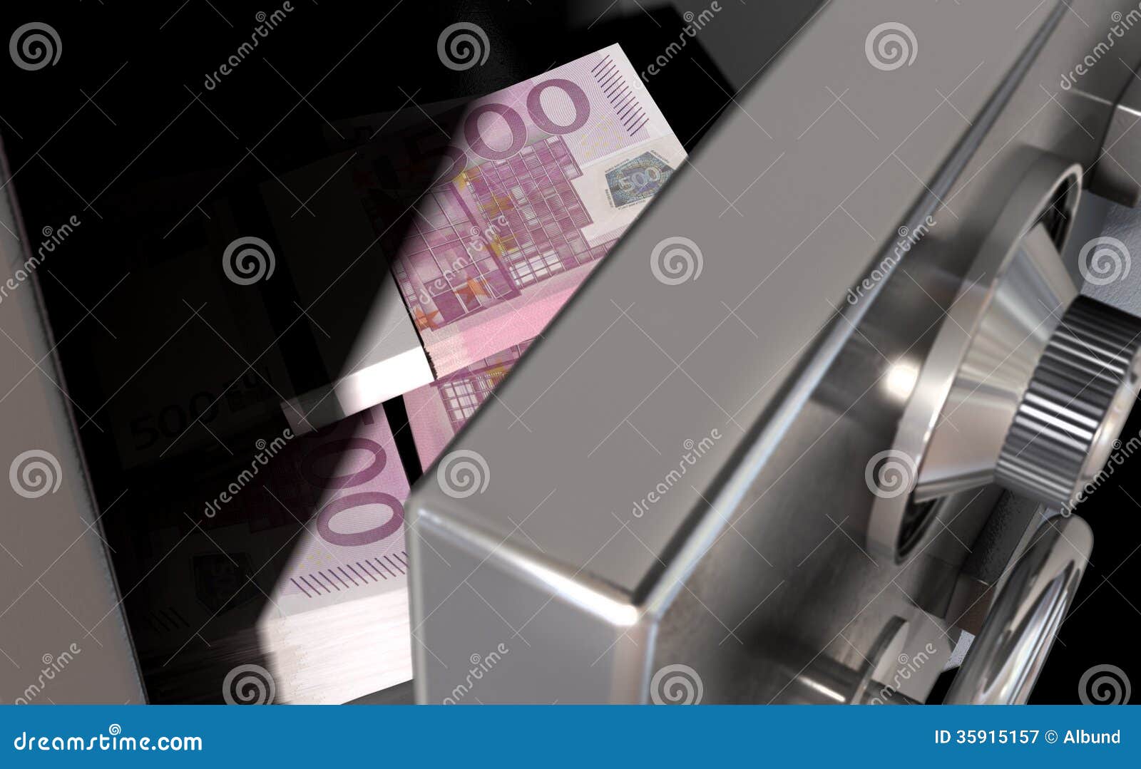 Open Safe Euros stock image. Image of concept, banking - 35915157