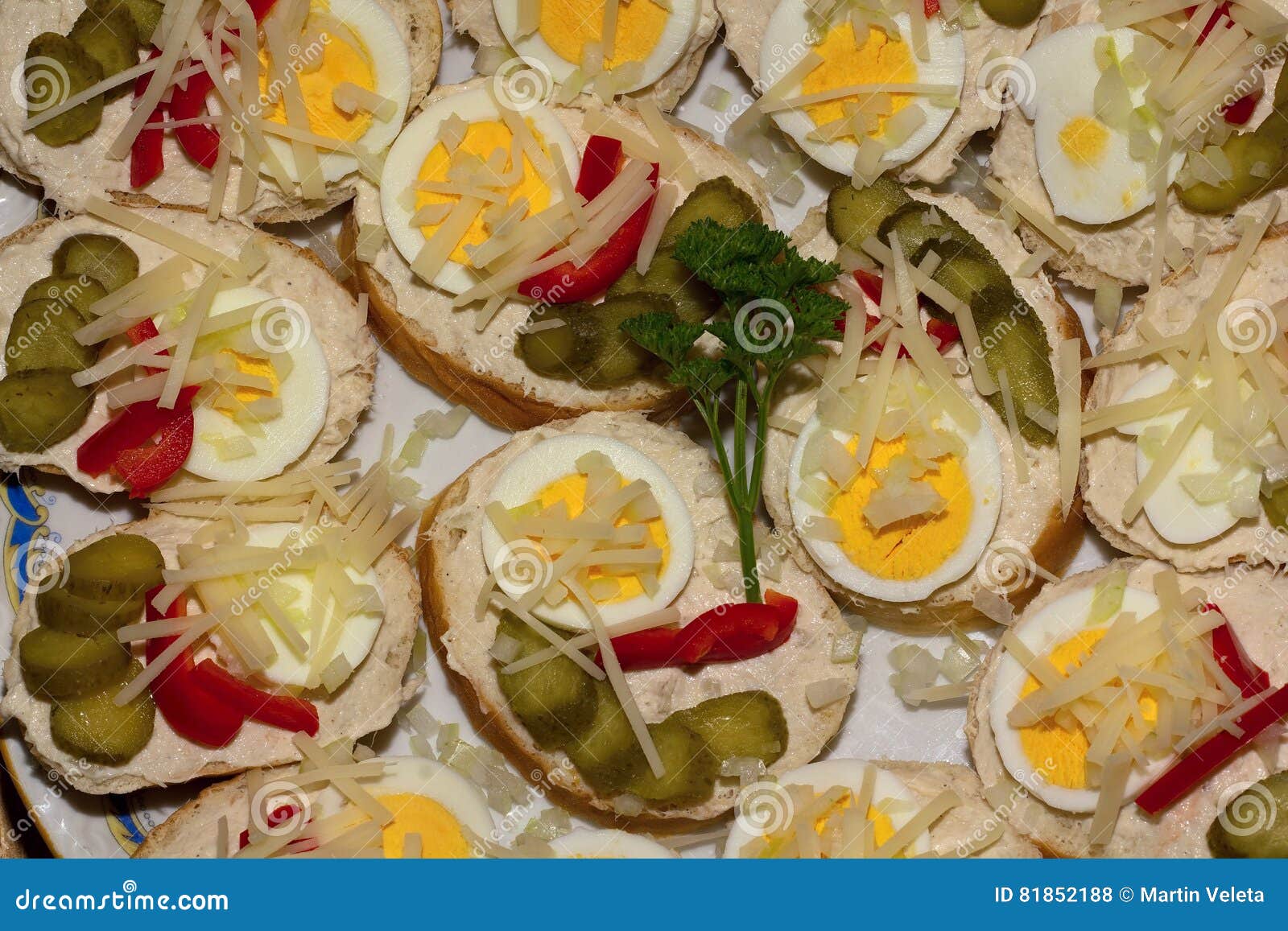 Open Sandwich with Fish Spread Stock Photo Image of snack, fresh