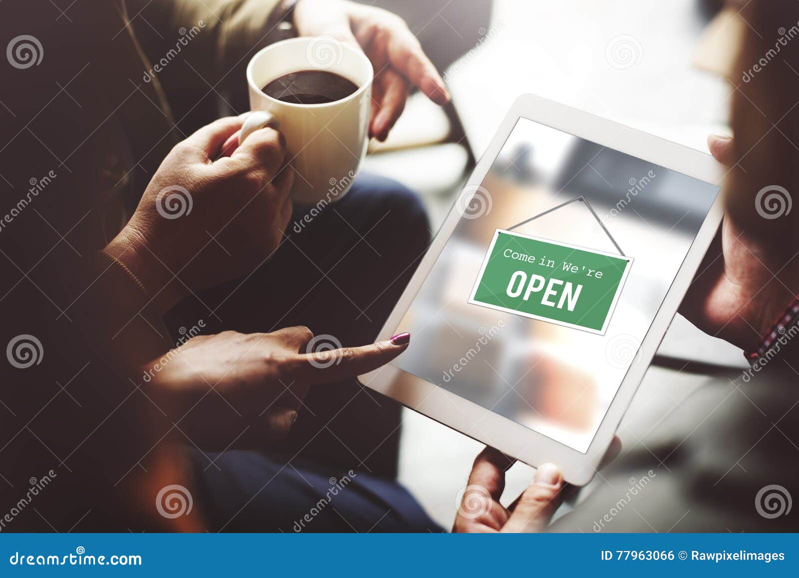 Open Signage Marketing Shop Concept Stock Photo Image of sign