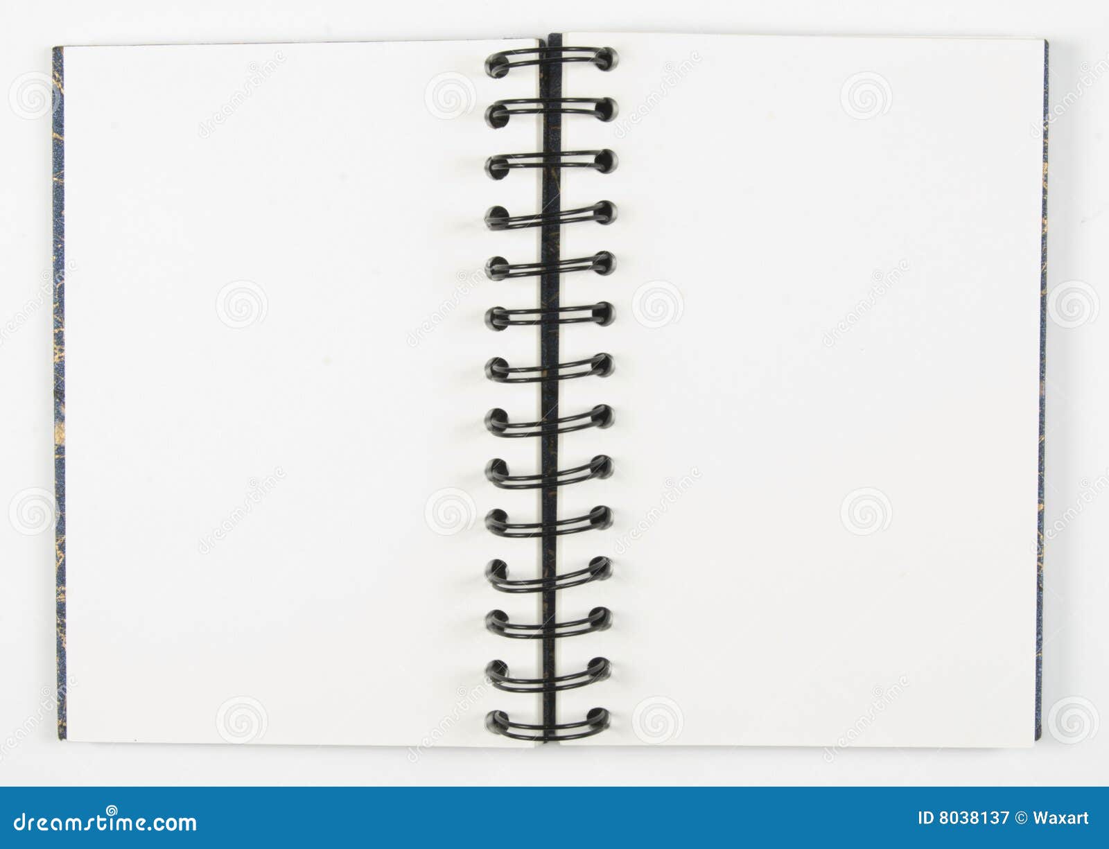 Open Blank Sketchbook Isolated On White Stock Photo 449863954