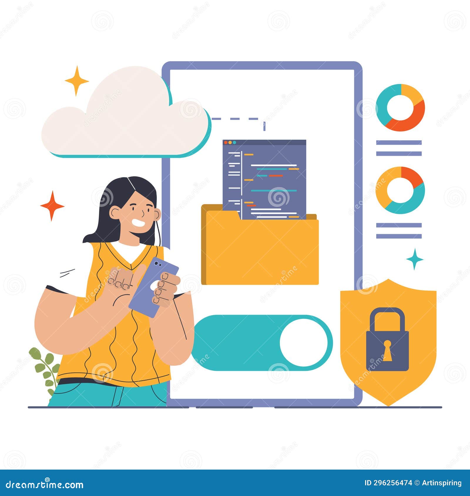 Open Source. Software with Code Available for Use, Modification Stock