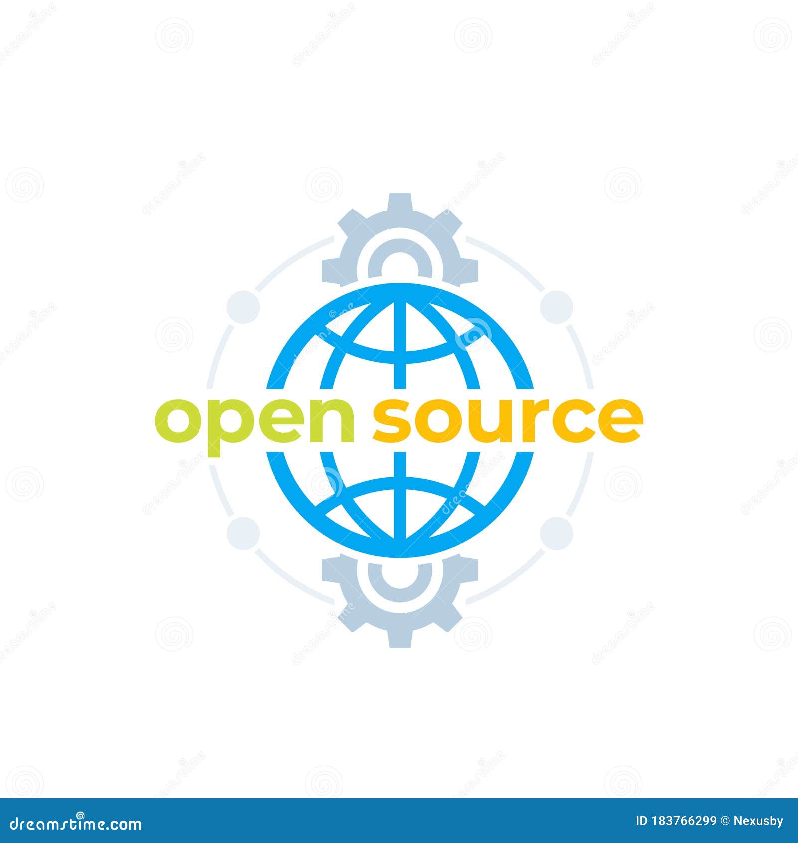 Download Open Source, Vector Icon On White Stock Vector ...