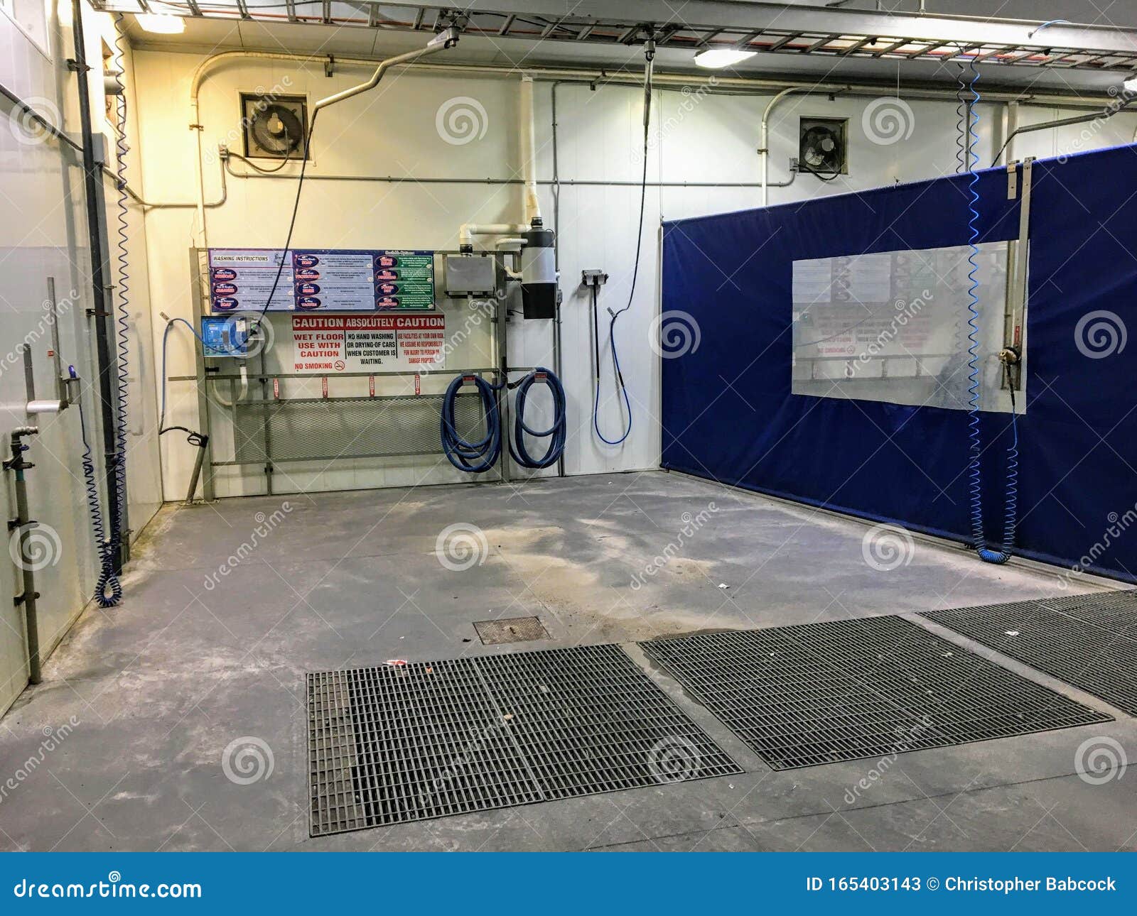 An Open Space for a Self Car Wash in Edmonton, Alberta, Canada. Editorial Stock Photo Image of