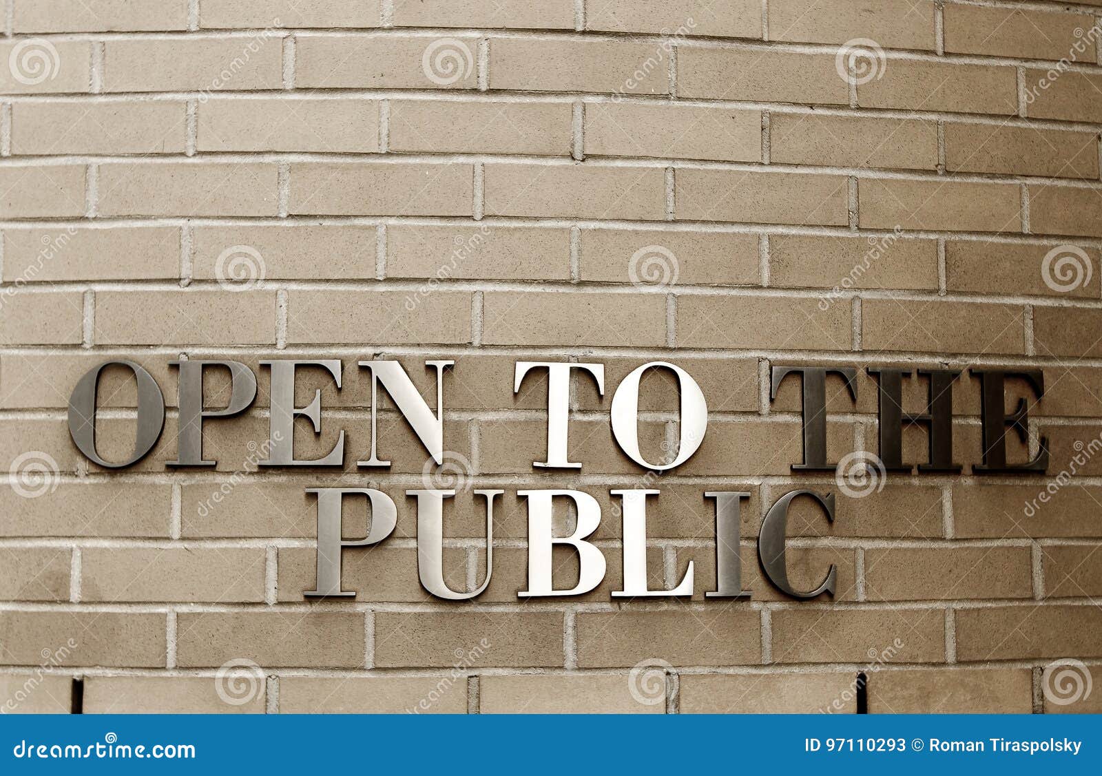 Open to the public stock image. Image of concept, wall - 97110293
