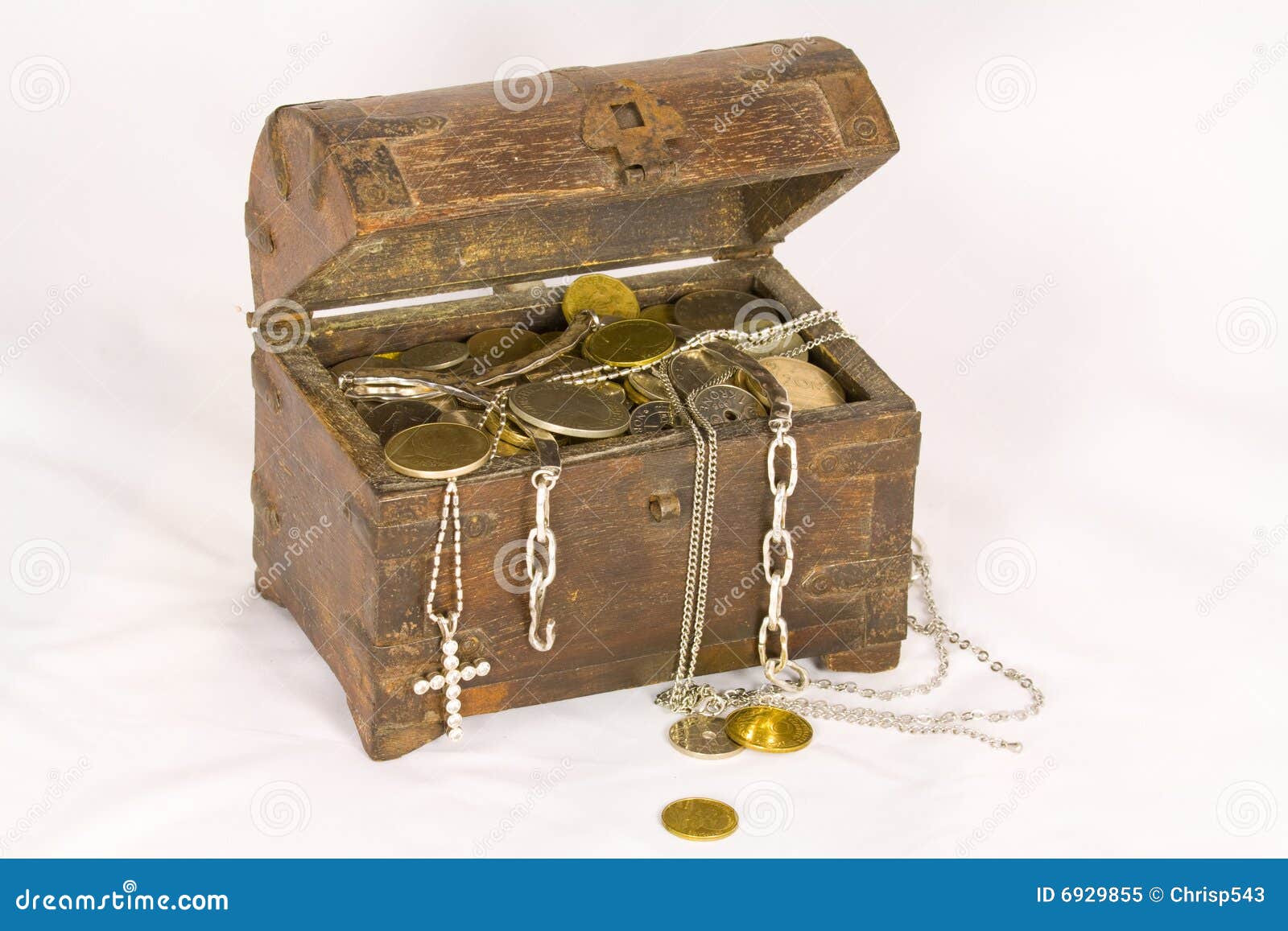 Open Treasure Chest stock image. Image of background, treasure 6929855