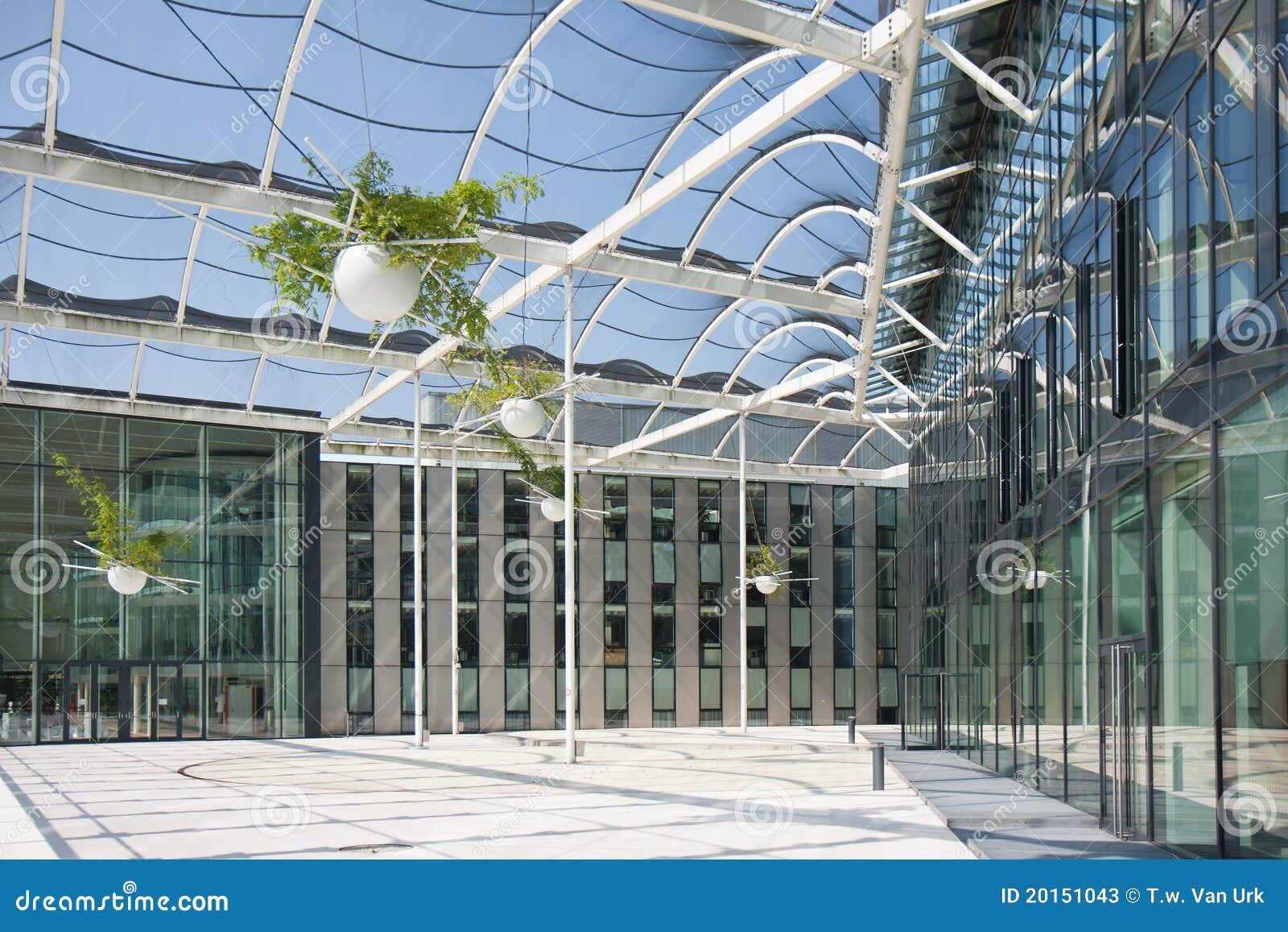 Open Vestibule in a Modern Building Stock Image Image of indoor