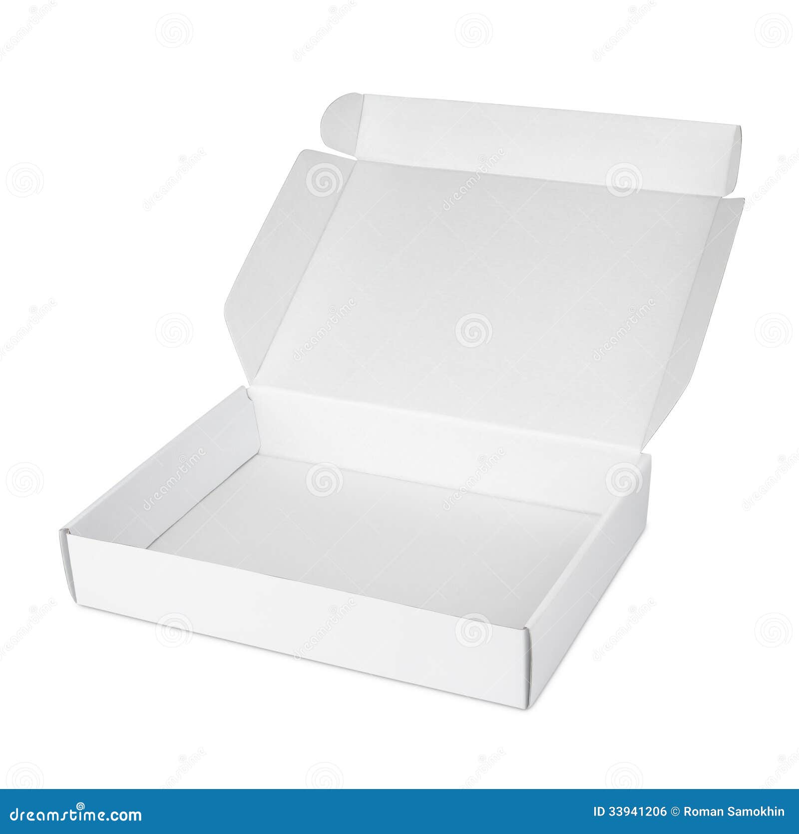 Open Pasteboard Box RoyaltyFree Illustration 88062690