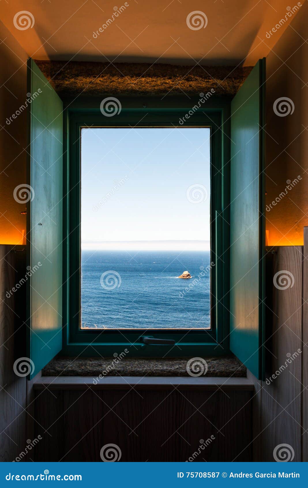 open window to the end of the world in finisterre