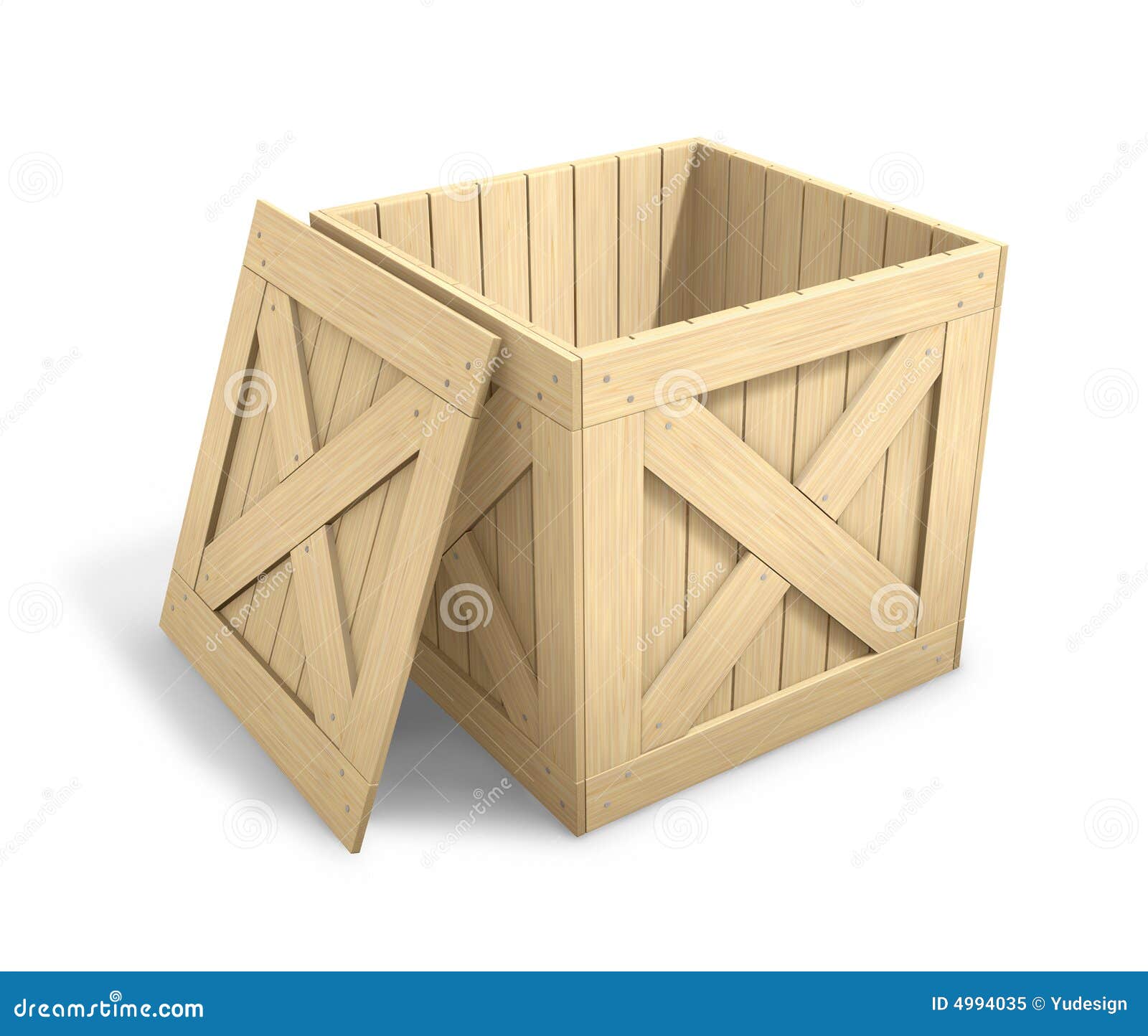 Open Wooden Crate Royalty Free Stock Photo - Image: 4994035