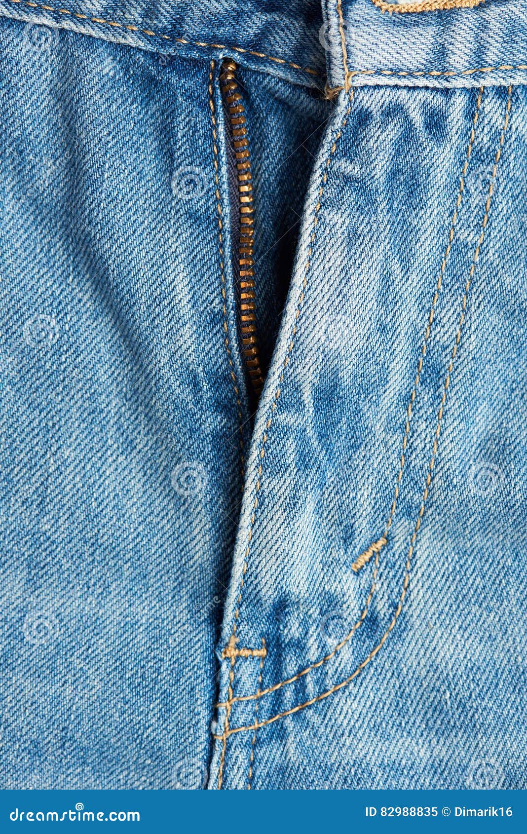 Open zipper on blue jeans stock image. Image of cotton - 82988835