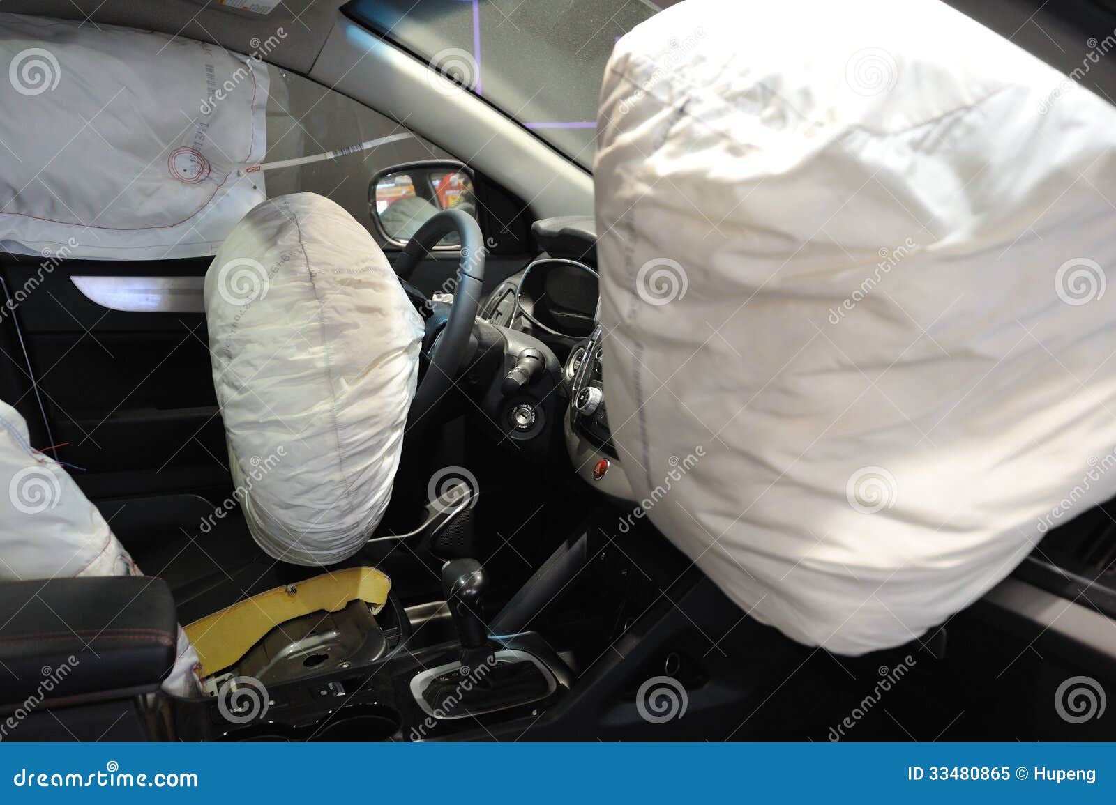 opened airbag