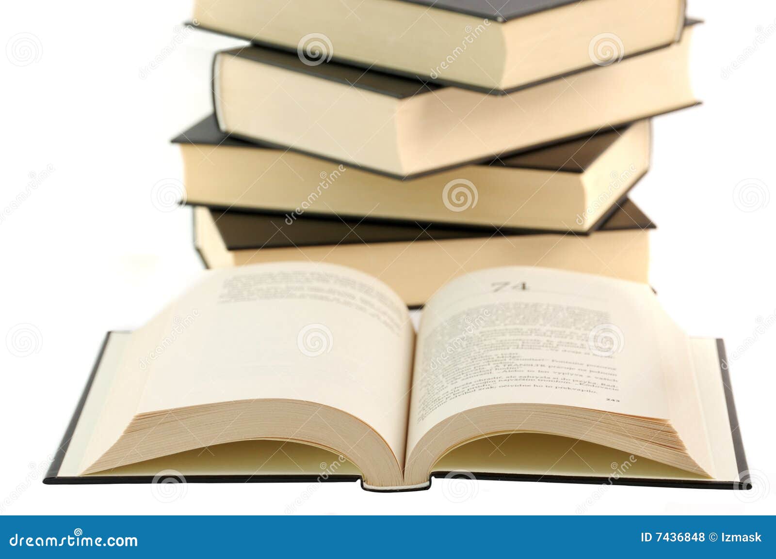 Opened Book with Decoration Stock Photo Image of background