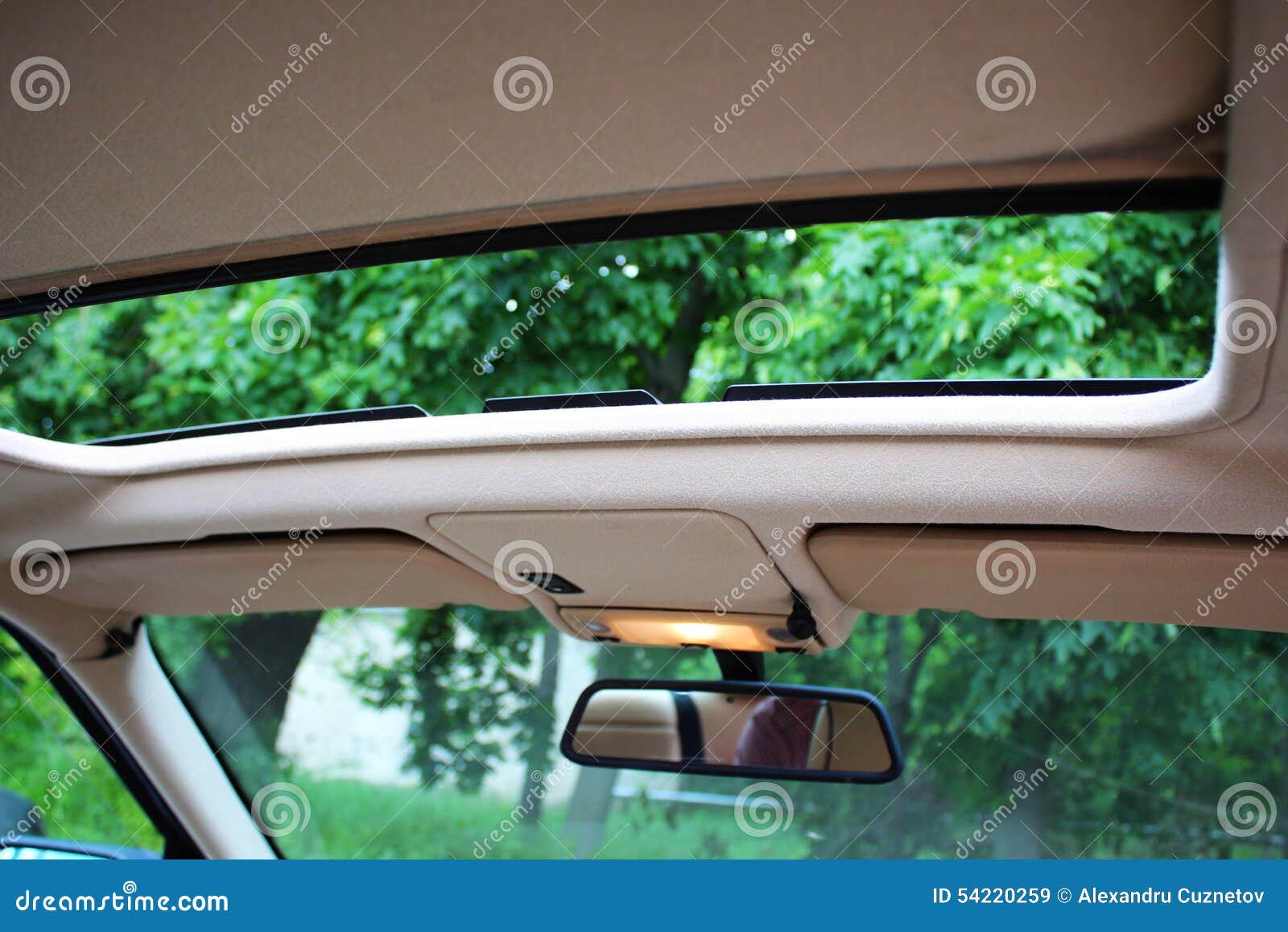 Opened Car roof stock image. Image of lighting, phenomenon 54220259