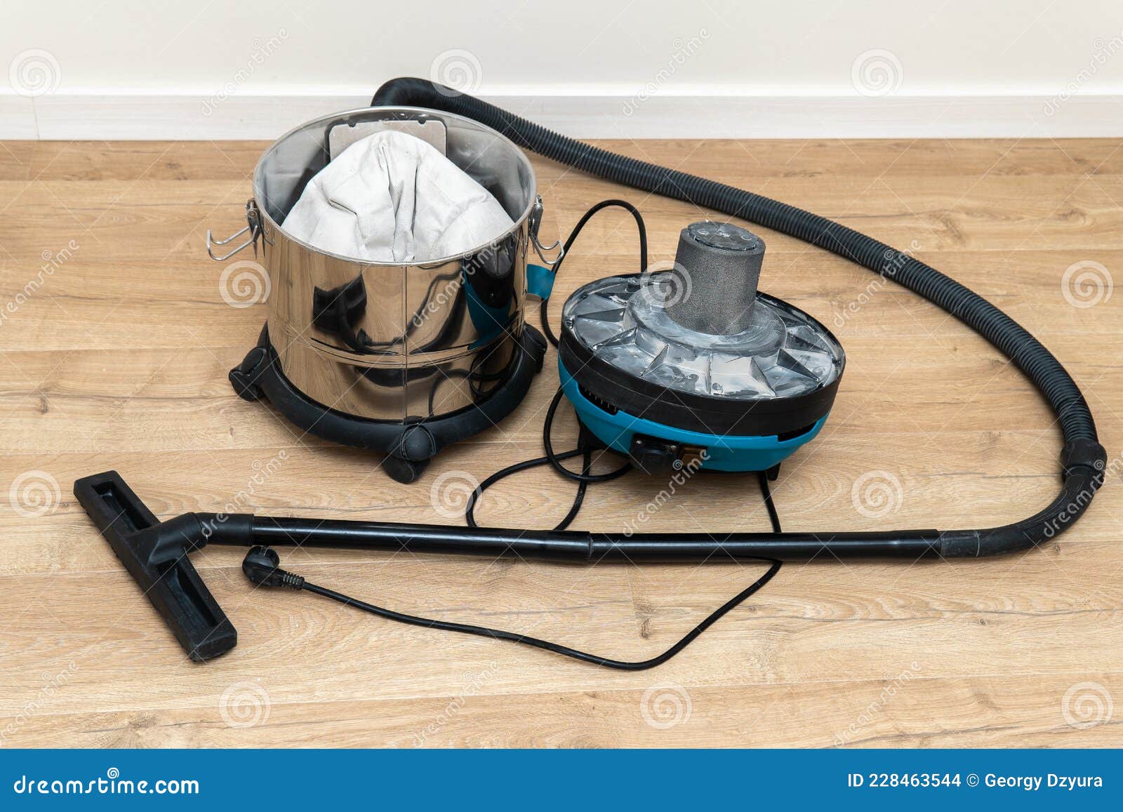 Opened Construction Vacuum Cleaner on the Floor Stock Photo Image of