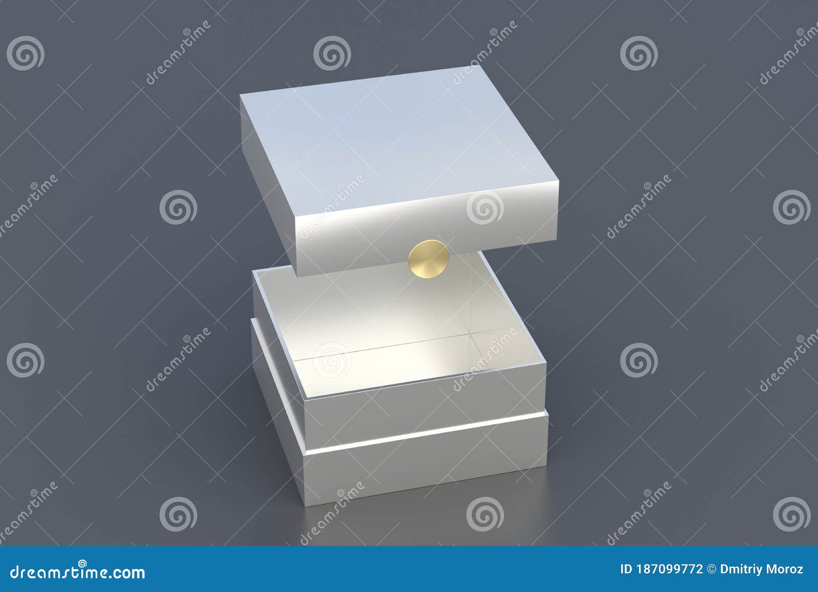 Opened empty box stock illustration. Illustration of package - 187099772