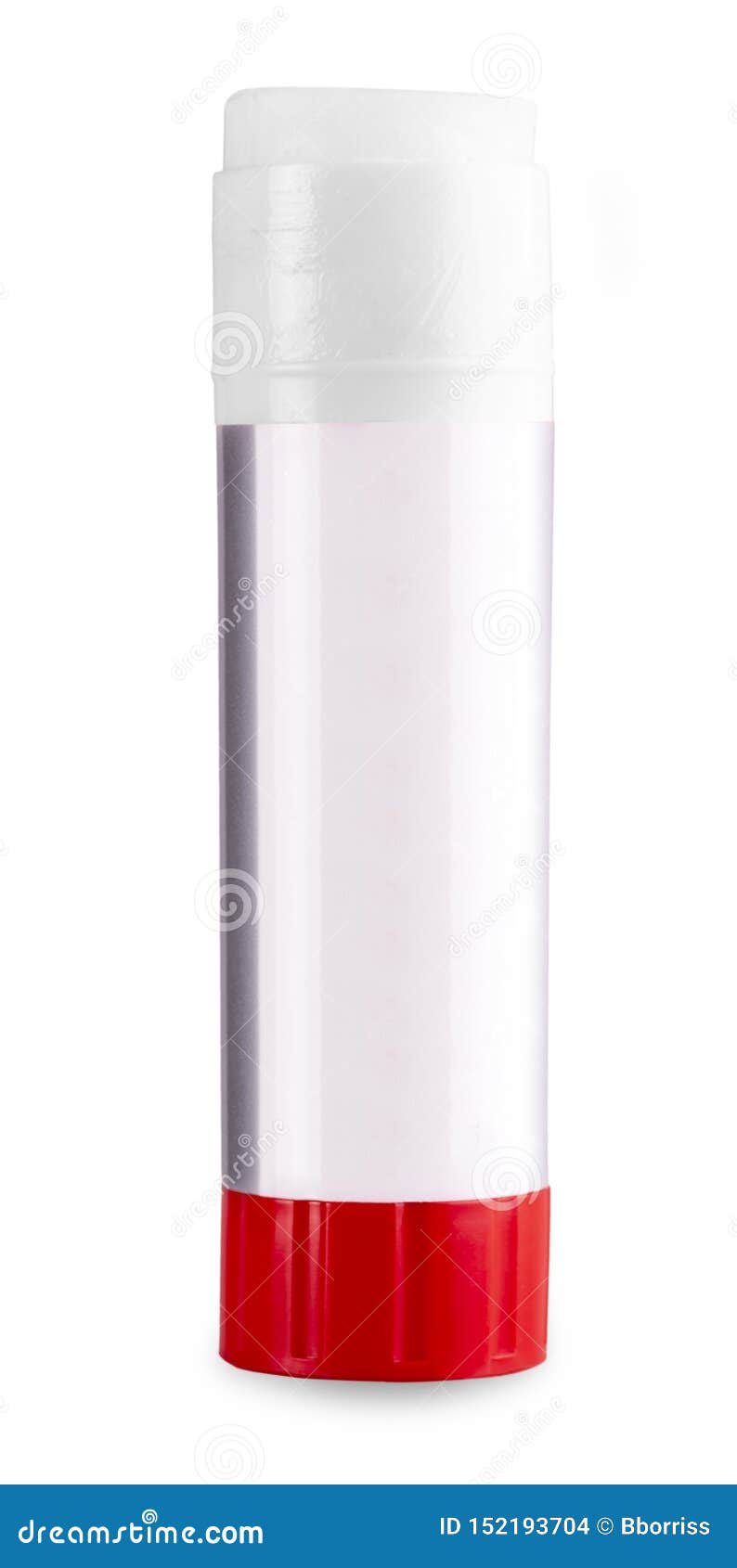 The Opened Paper Glue Stick Isolated on White Background Stock Photo -  Image of chemical, join: 152193704