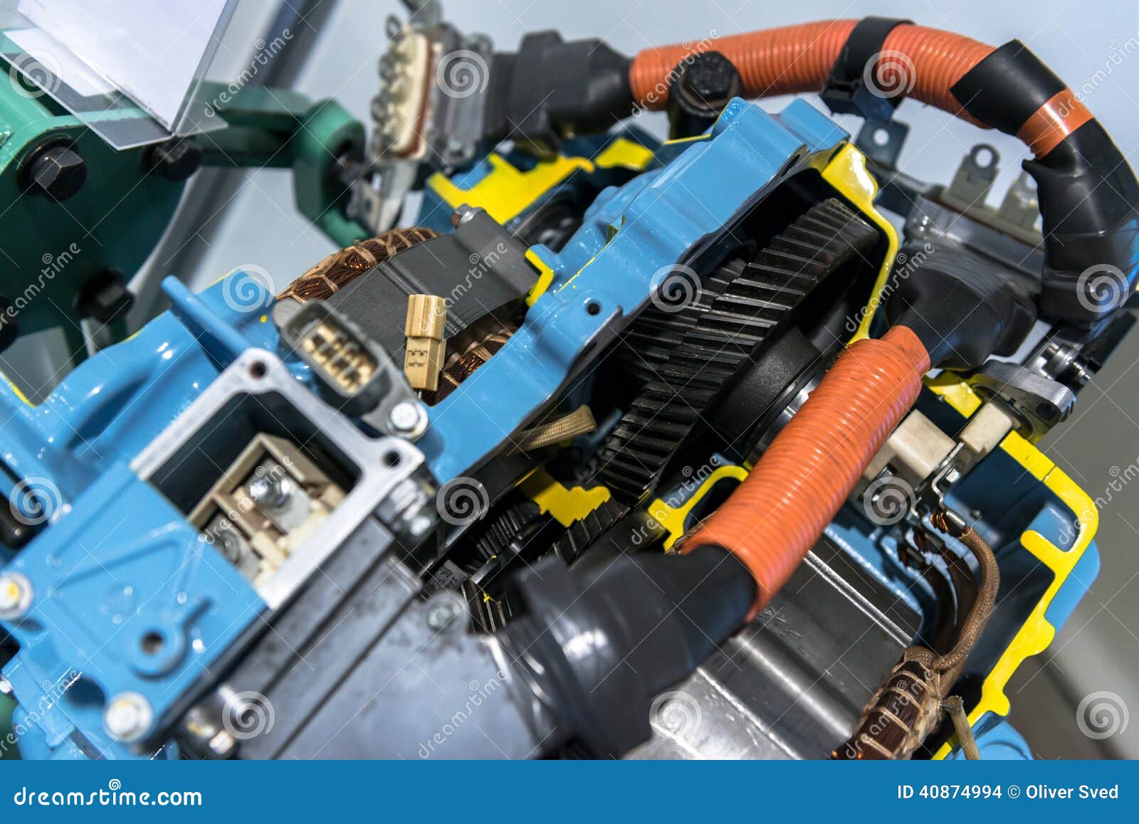 Opened Switch Gear of a Car Stock Photo Image of spin, steel 40874994