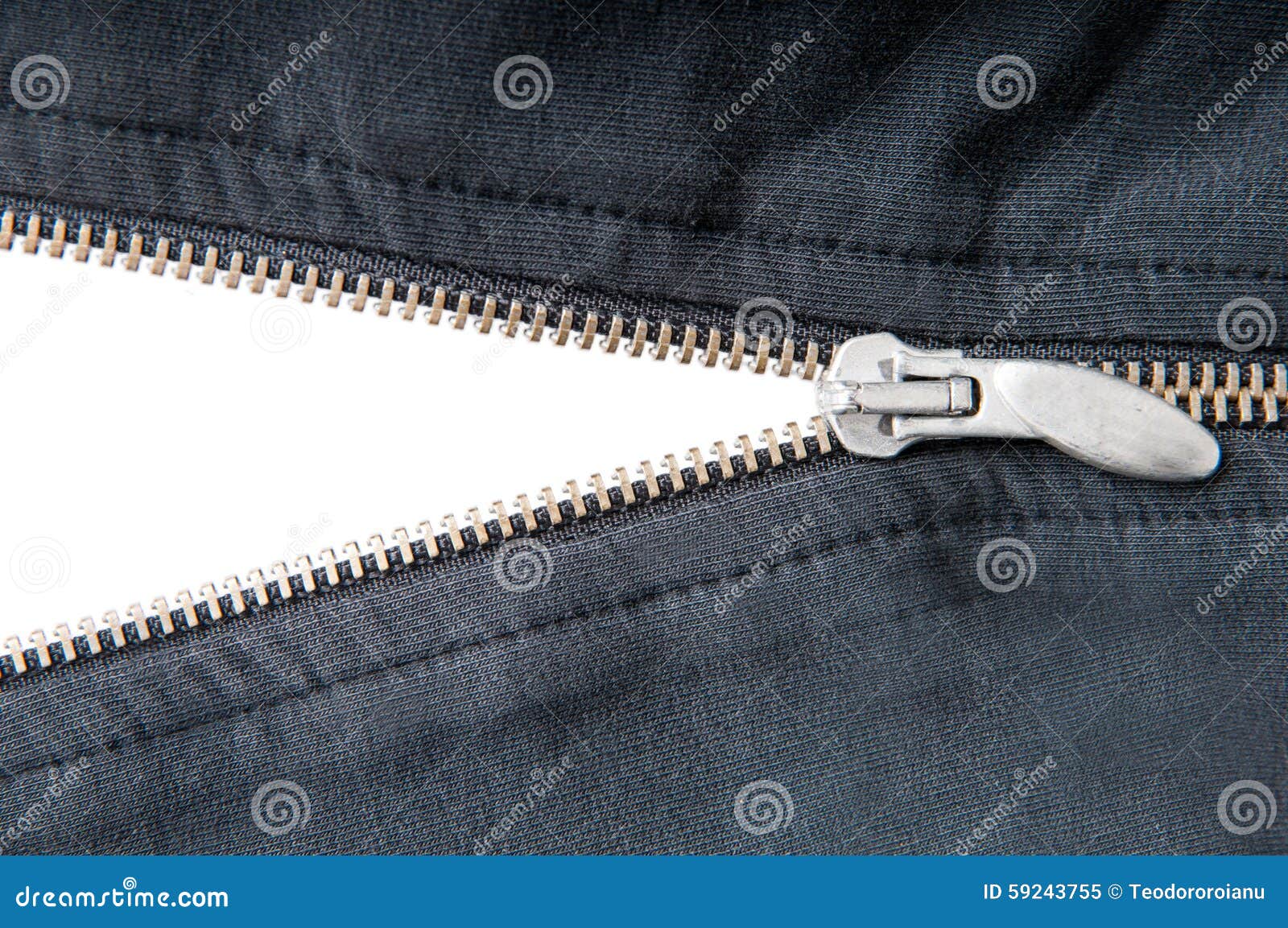 Opened zipper stock image. Image of smart, shorter, opened - 59243755