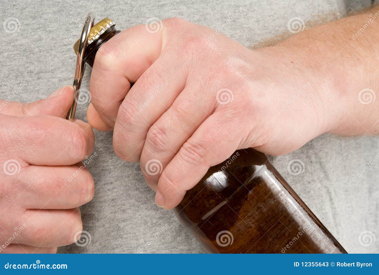 Opening a Beer stock image. Image of neck, opener, drinking 12355643
