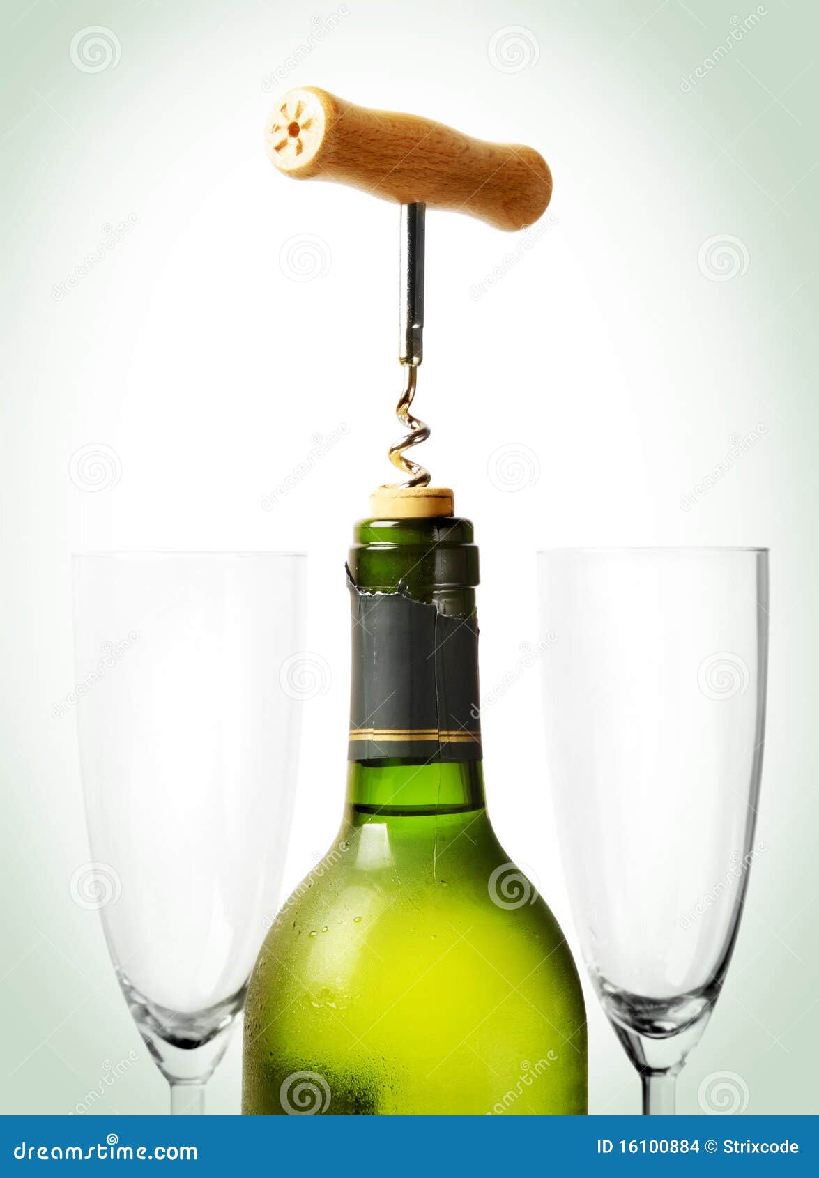 Opening bottle of wine stock photo. Image of background 16100884