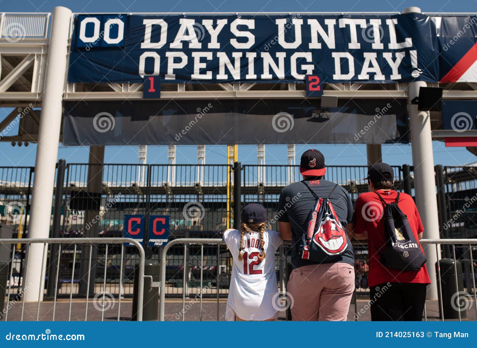 Opening Day Baseball Cleveland Indians Editorial Stock Photo
