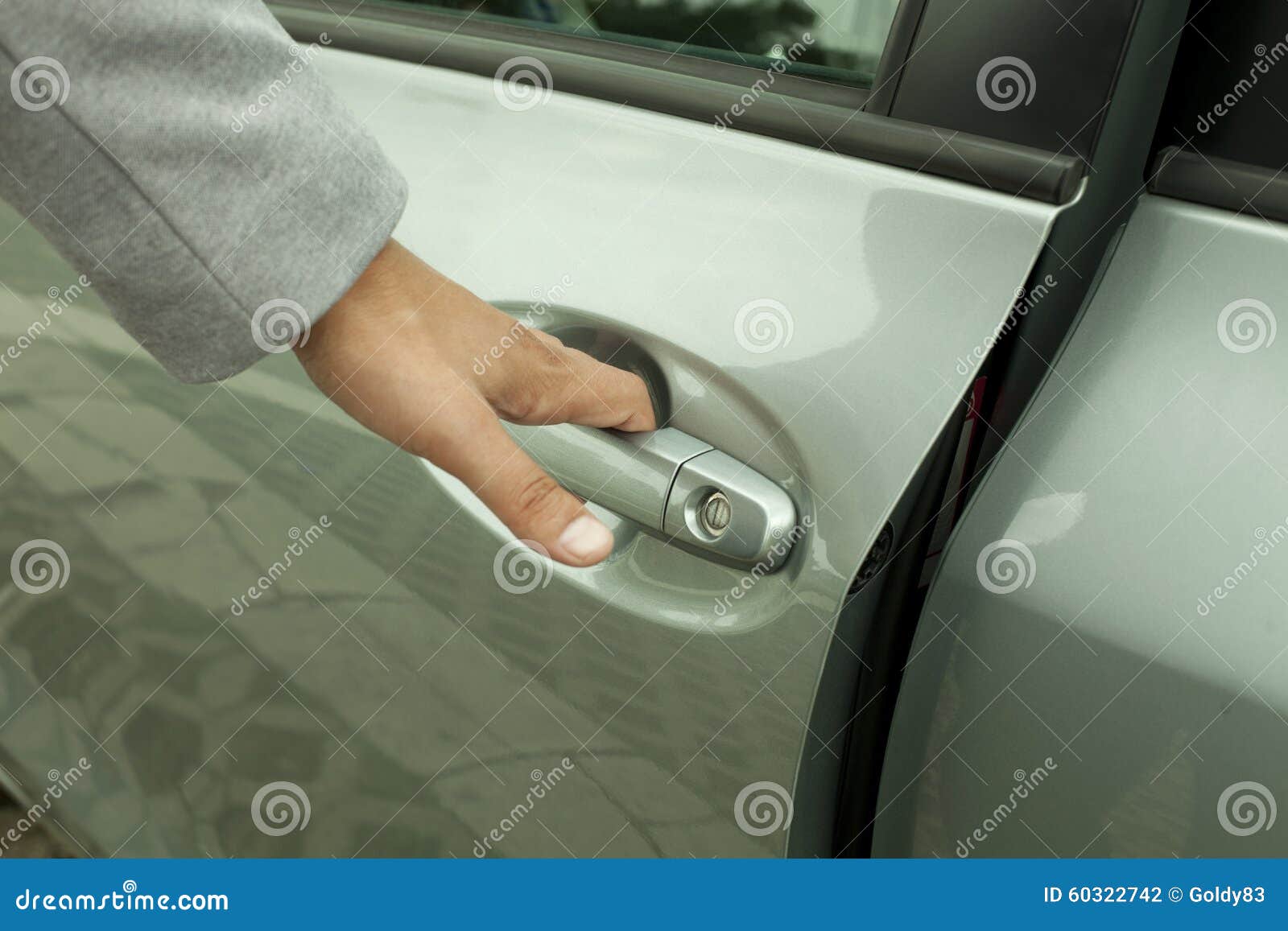 Opening stock photo. Image of jacket, door, business 60322742