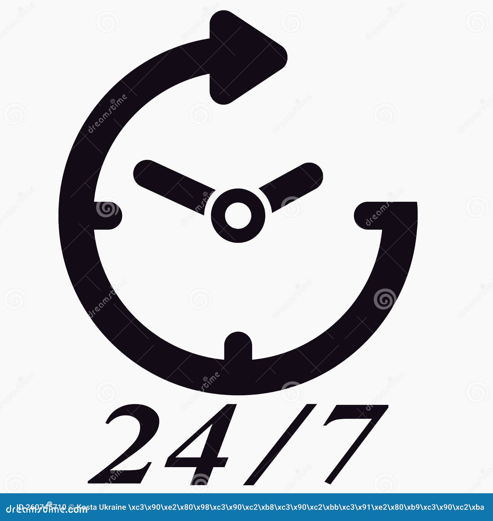 opening-hours-around-the-clock-stock-illustration-illustration-of