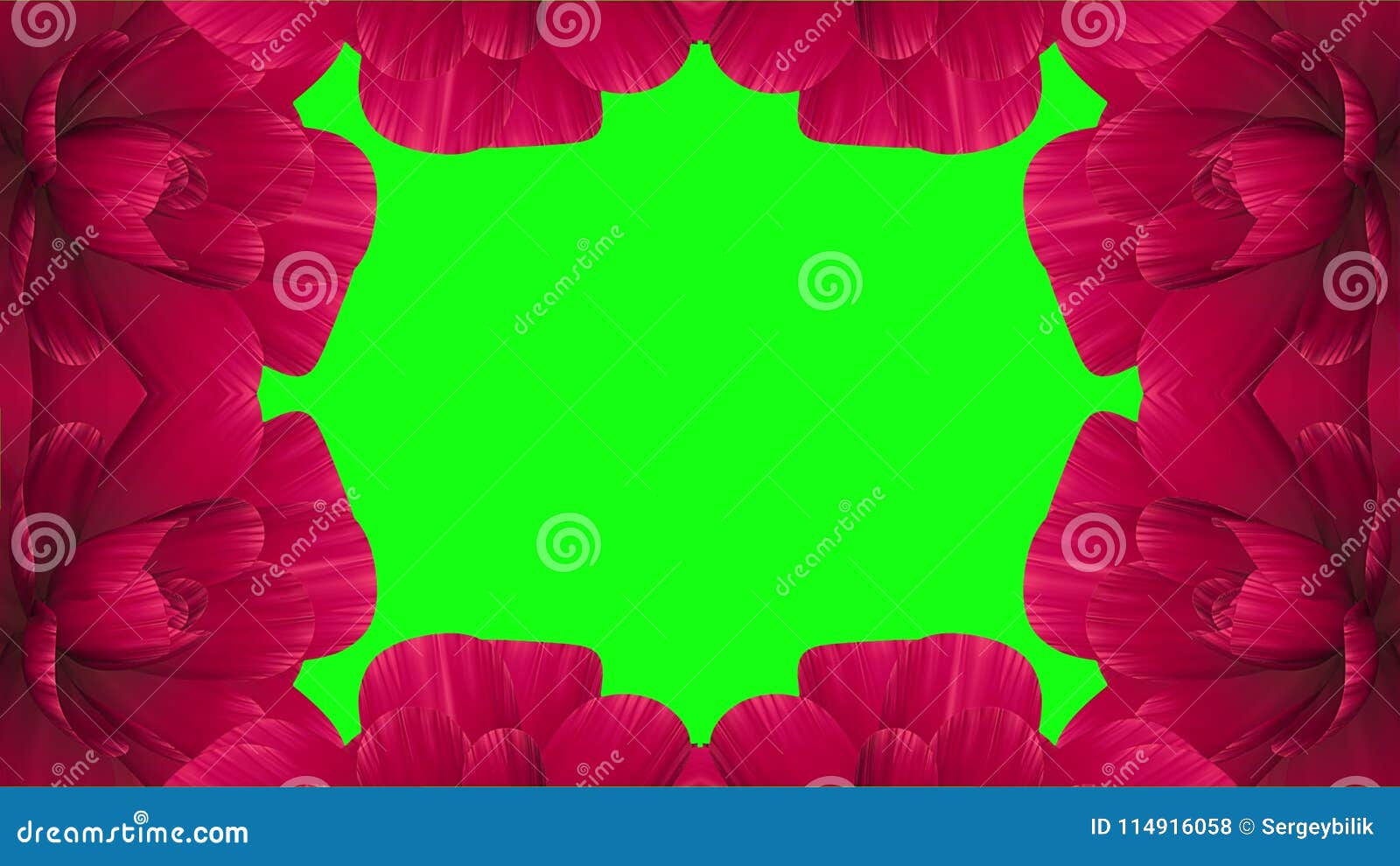 Opening Long Blooming Red Flowers Farme Time-lapse Animation Isolated on  Chroma Key Green Screen Background New Quality Stock Footage - Video of  clean, flora: 114916058