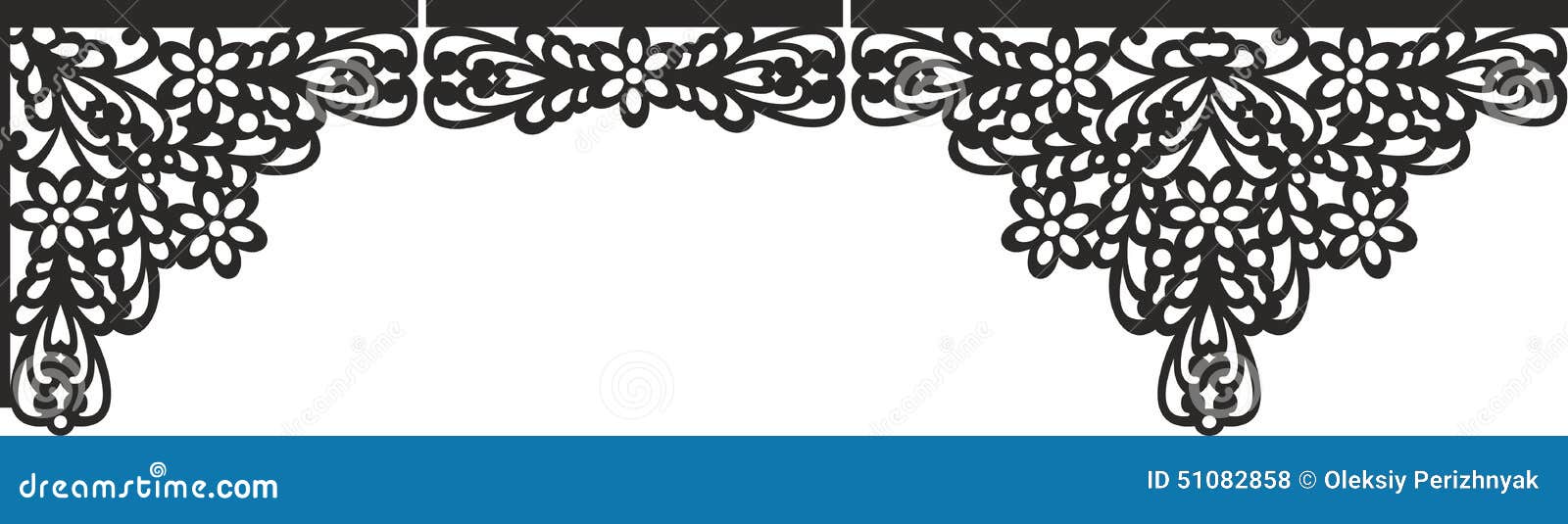 Download Openwork Corner And Border 00002 Stock Vector ...