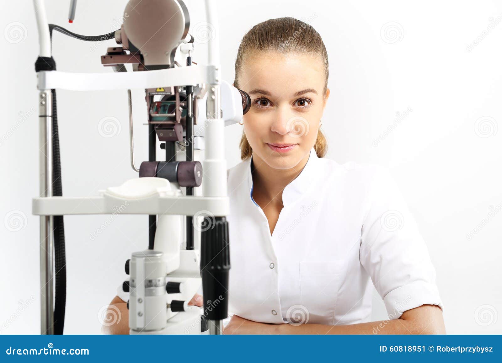 Ophthalmologist. stock image. Image of fundus, lens, disease 60818951