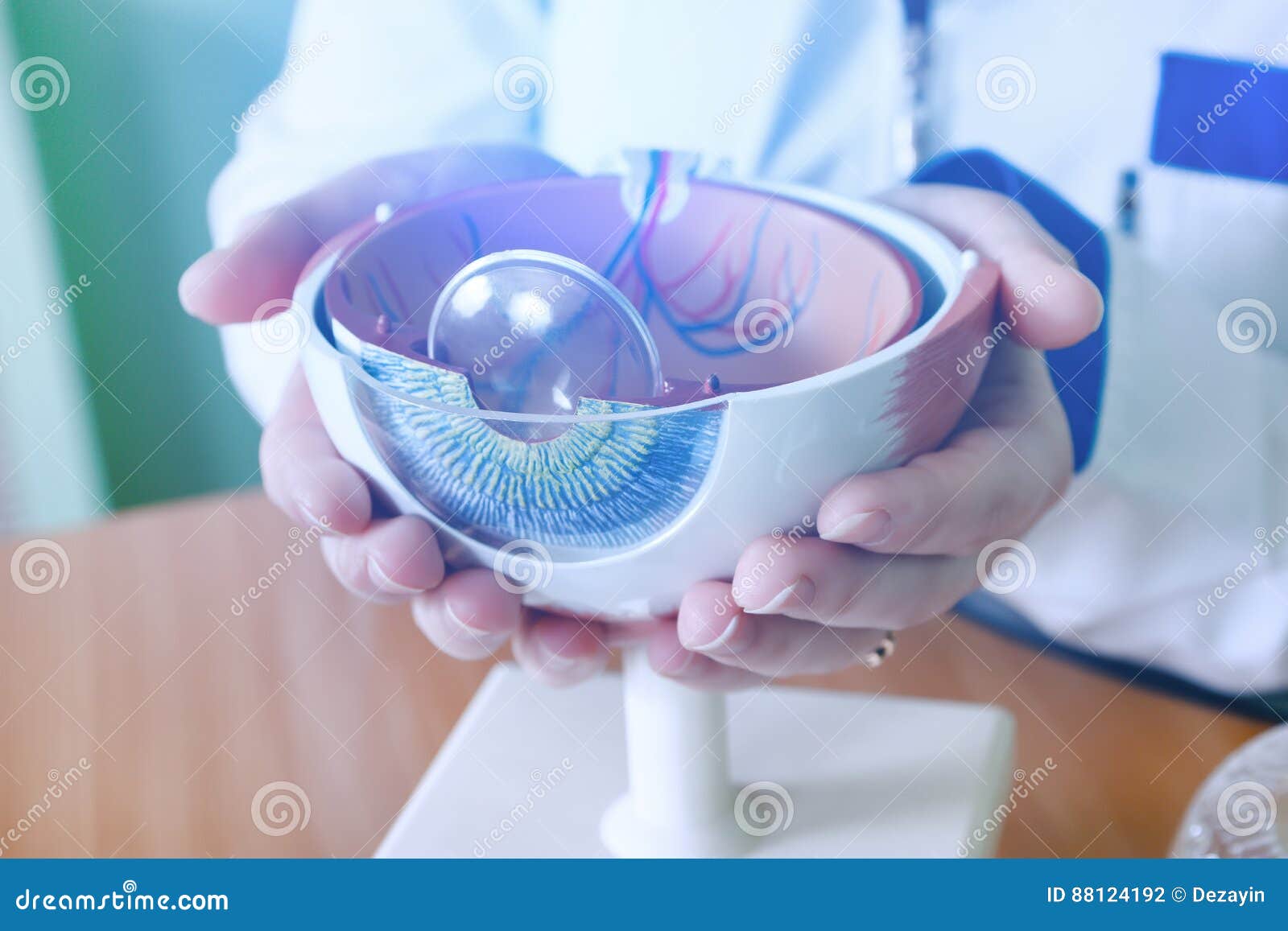 ophthalmology oculus sample closeup