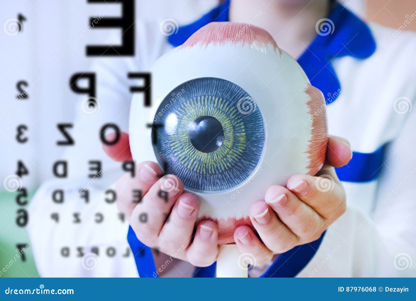 ophthalmology oculus sample closeup