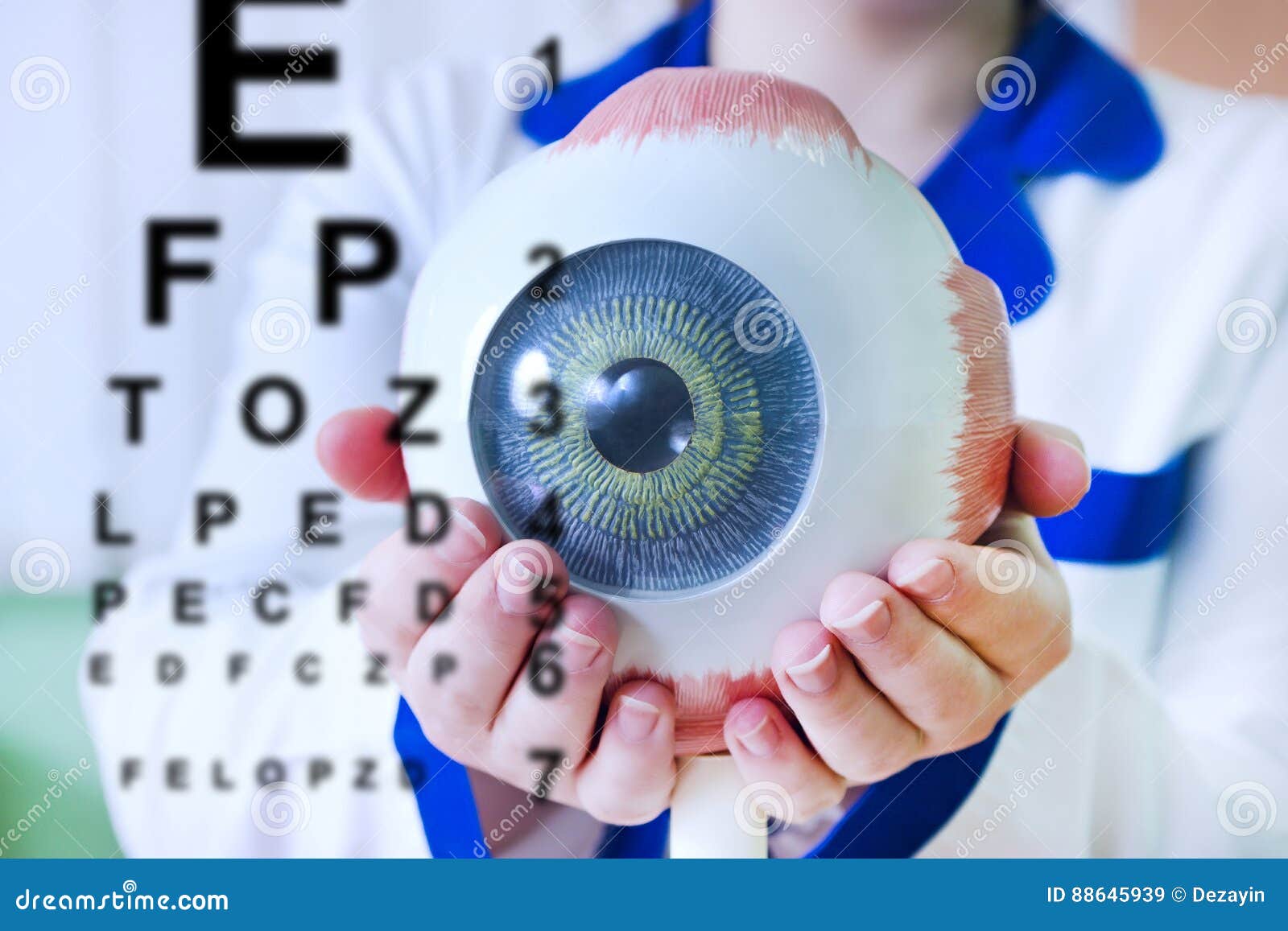 ophthalmology oculus sample closeup