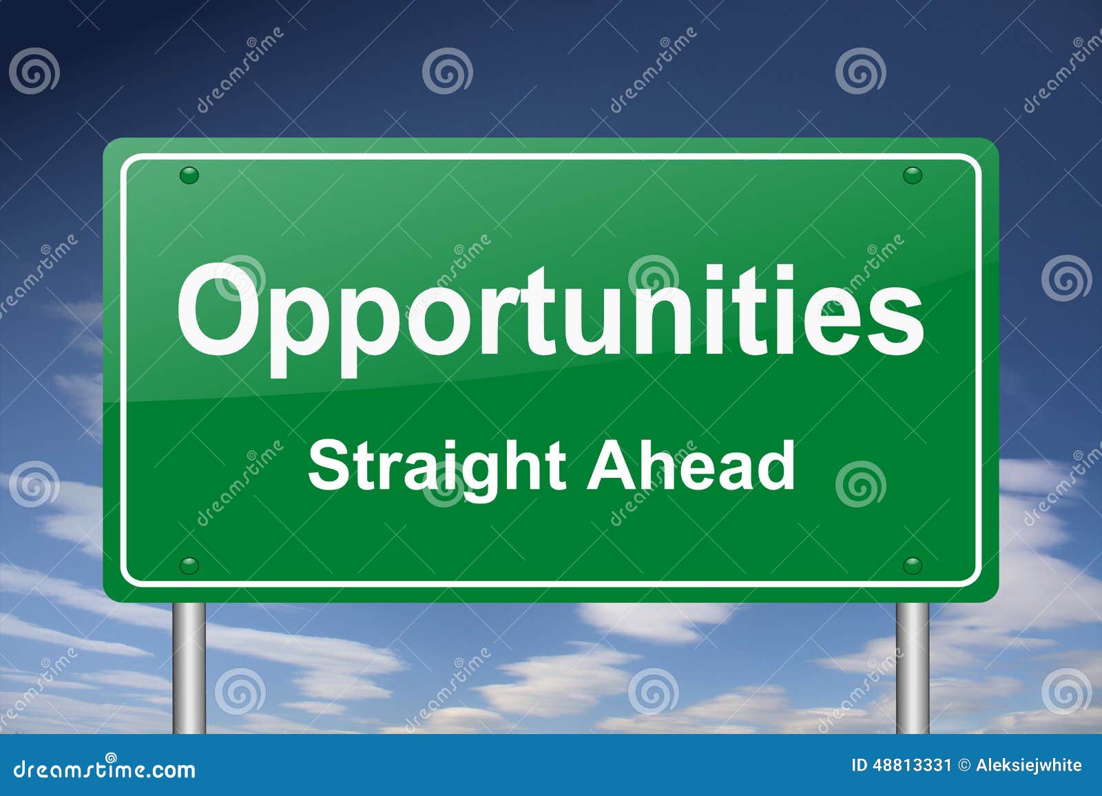 opportunities sign