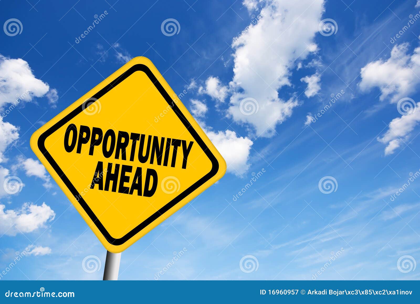 Opportunity ahead stock illustration. Illustration of icon - 16960957