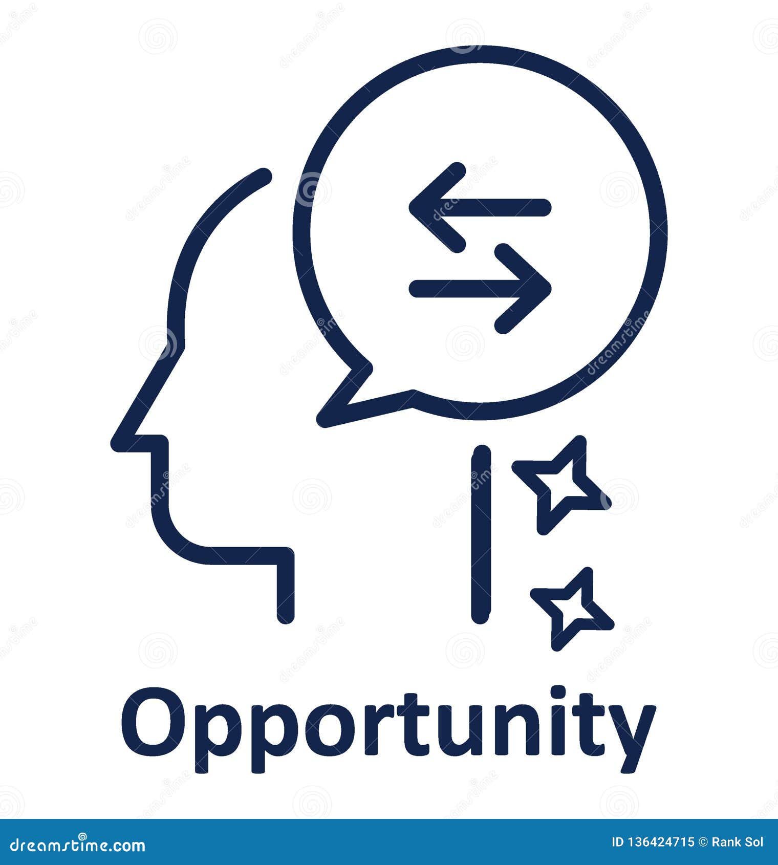 opportunity   icon that can easily modified or edit.
