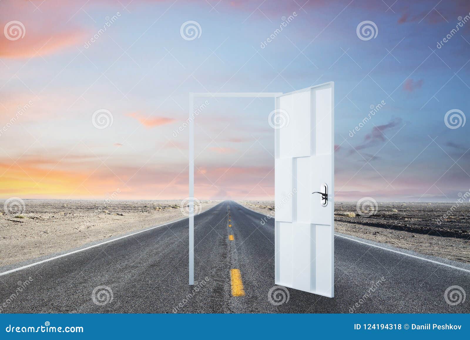 Opportunity and Path Concept Stock Photo Image of horizon, concept