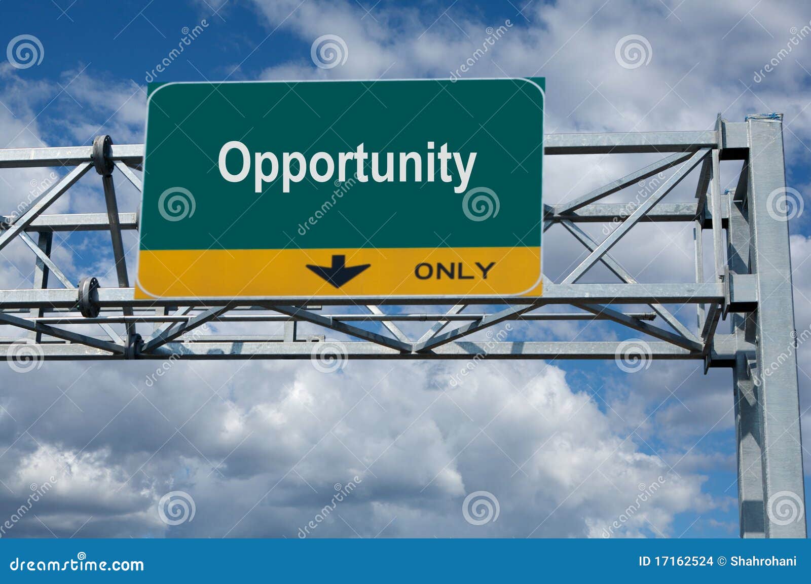 Opportunity sign stock photo. Image of strip, outdoor 17162524