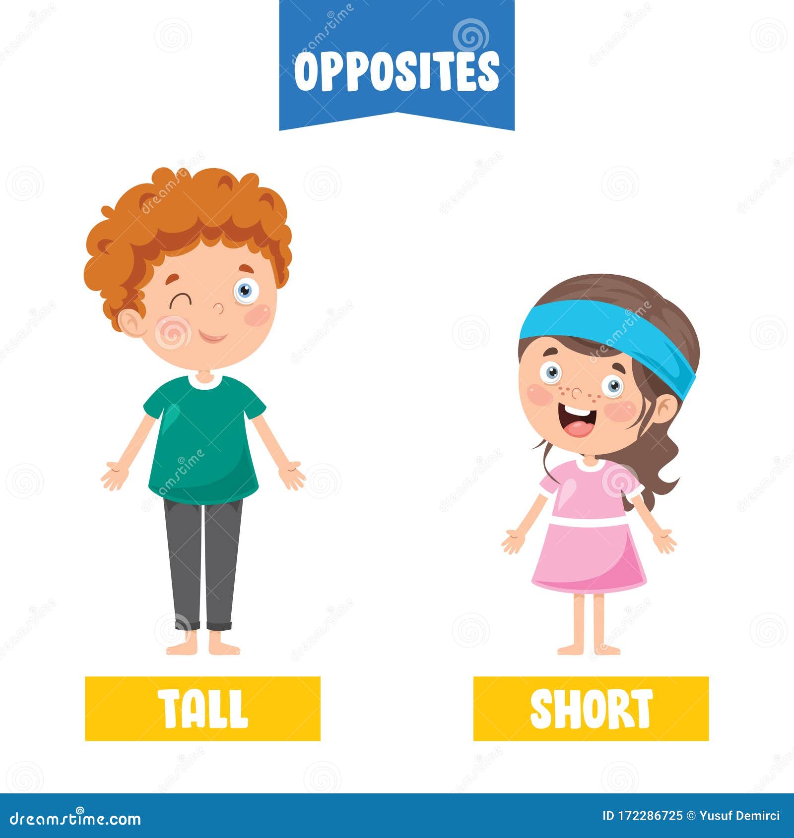 Adjective Tall Short Stock Illustrations – 9 Adjective Tall Short Stock  Illustrations, Vectors & Clipart - Dreamstime