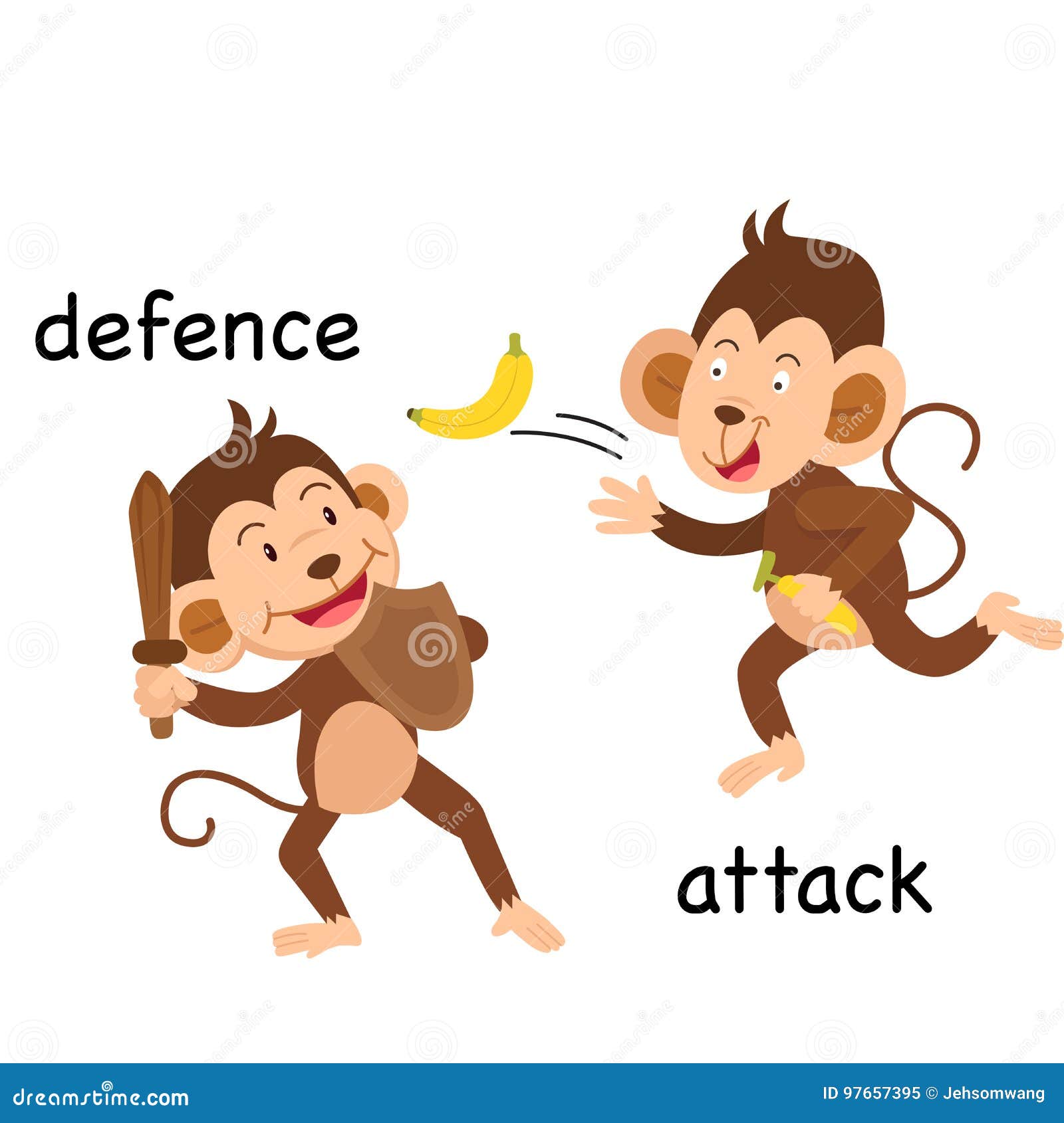 opposite defence and attack 
