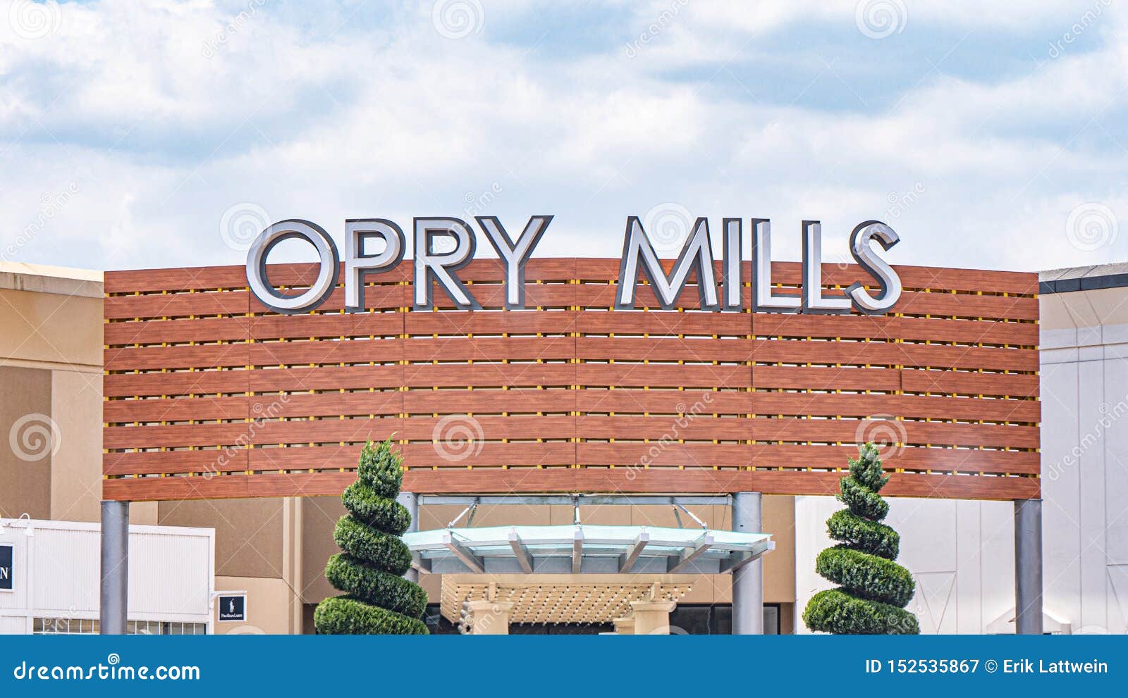 Entrance of the Opry Mills Mall, Nashville, Tennessee. Editorial