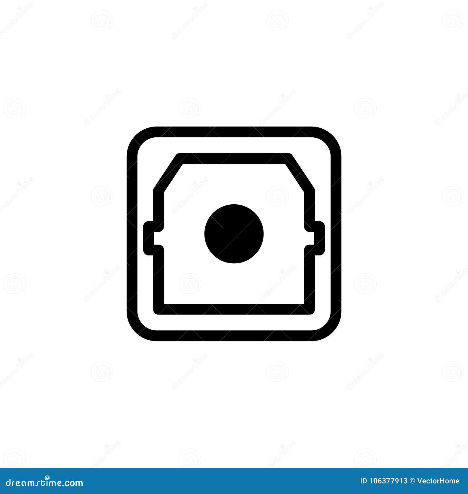 Optical cable audio icon stock vector. Illustration of charger 106377913