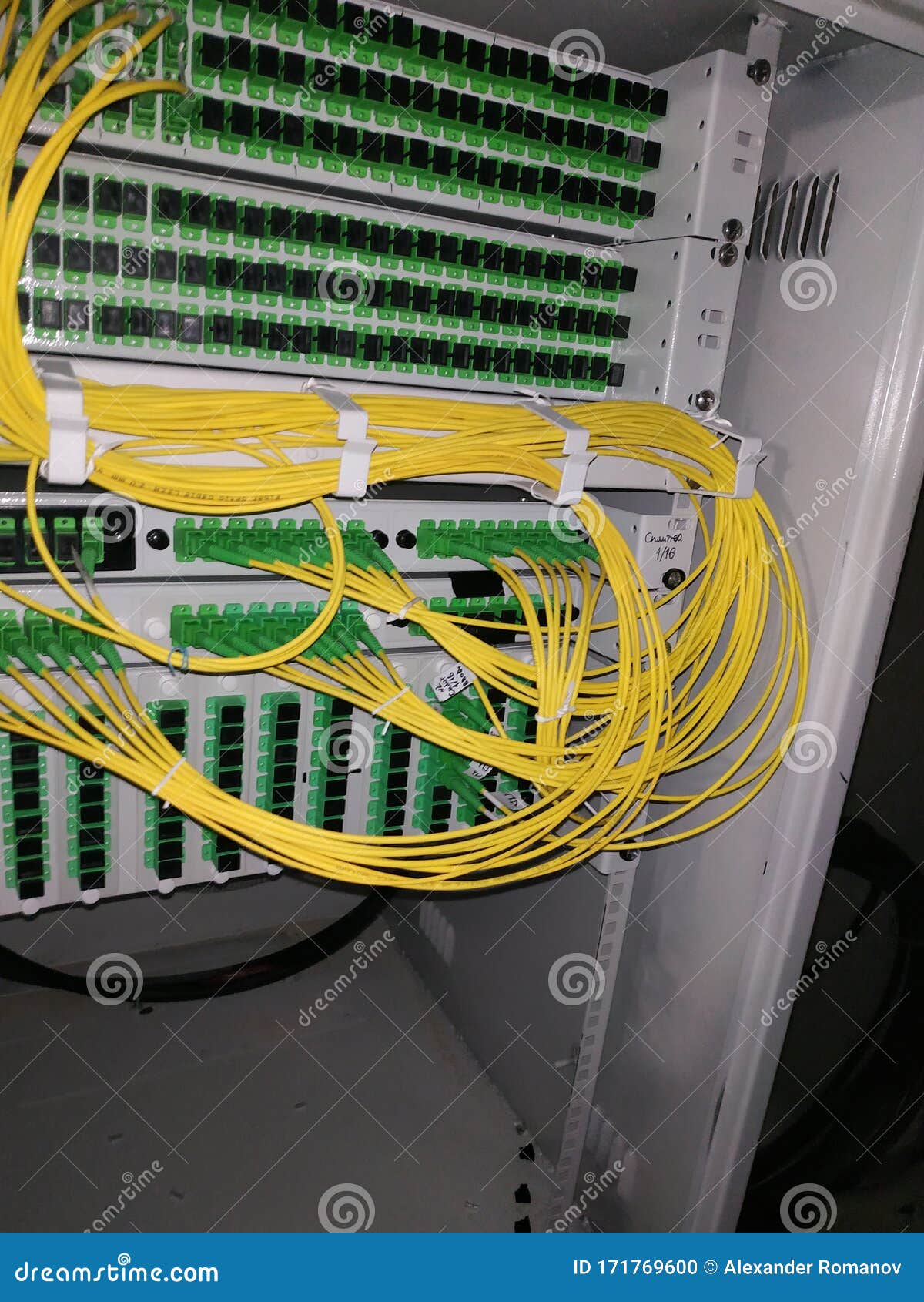 optical cross with upc patchcords