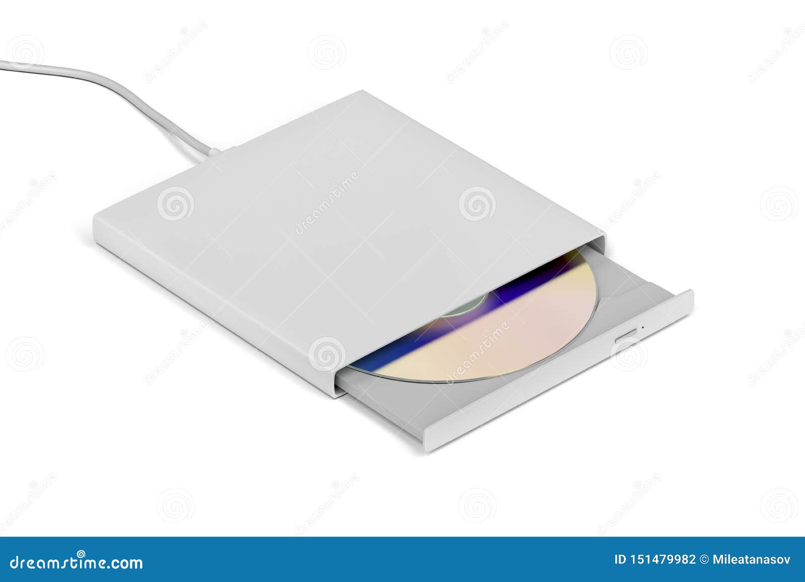 Optical disc drive stock illustration. Illustration of technology