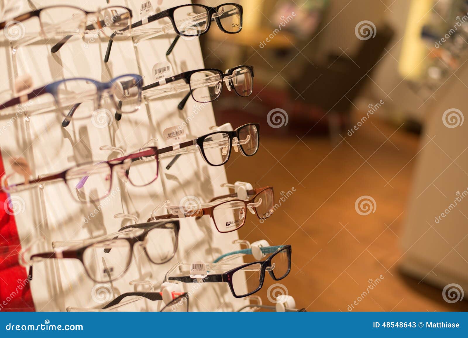 Optical glasses store editorial stock photo. Image of eyewear 48548643