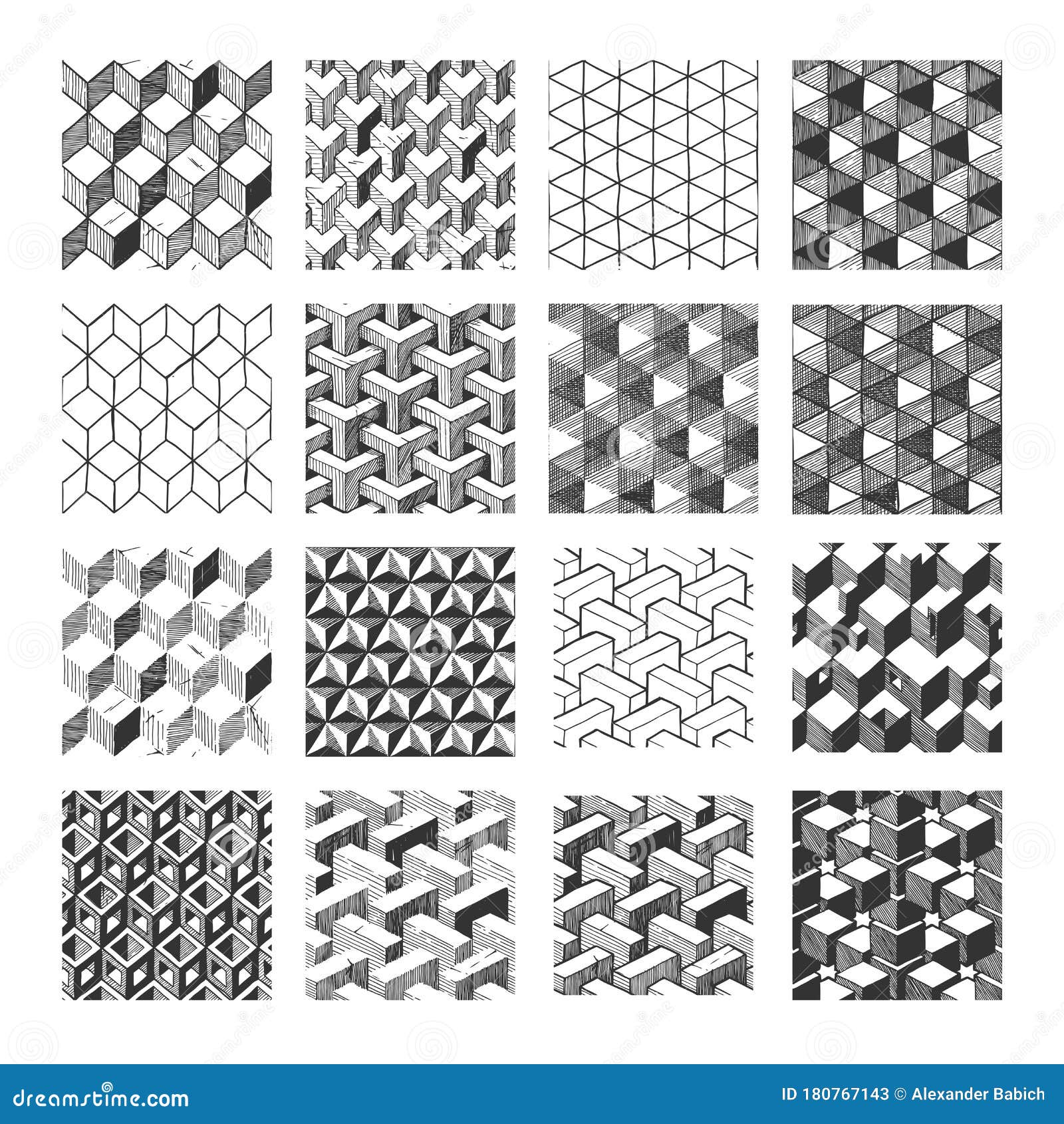 simple optical illusion patterns