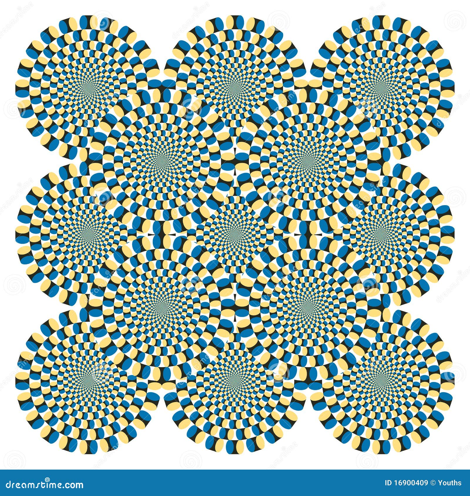 Optical Illusion Spin Cycle (Vector) Royalty Free Stock Images - Image ...