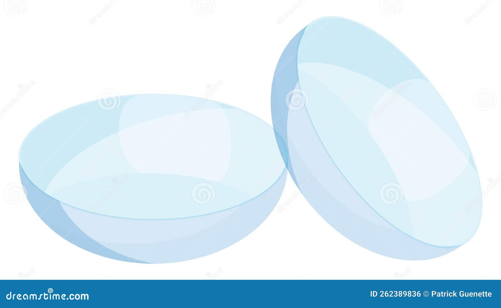 Optical lenses, icon stock vector. Illustration of icon 262389836